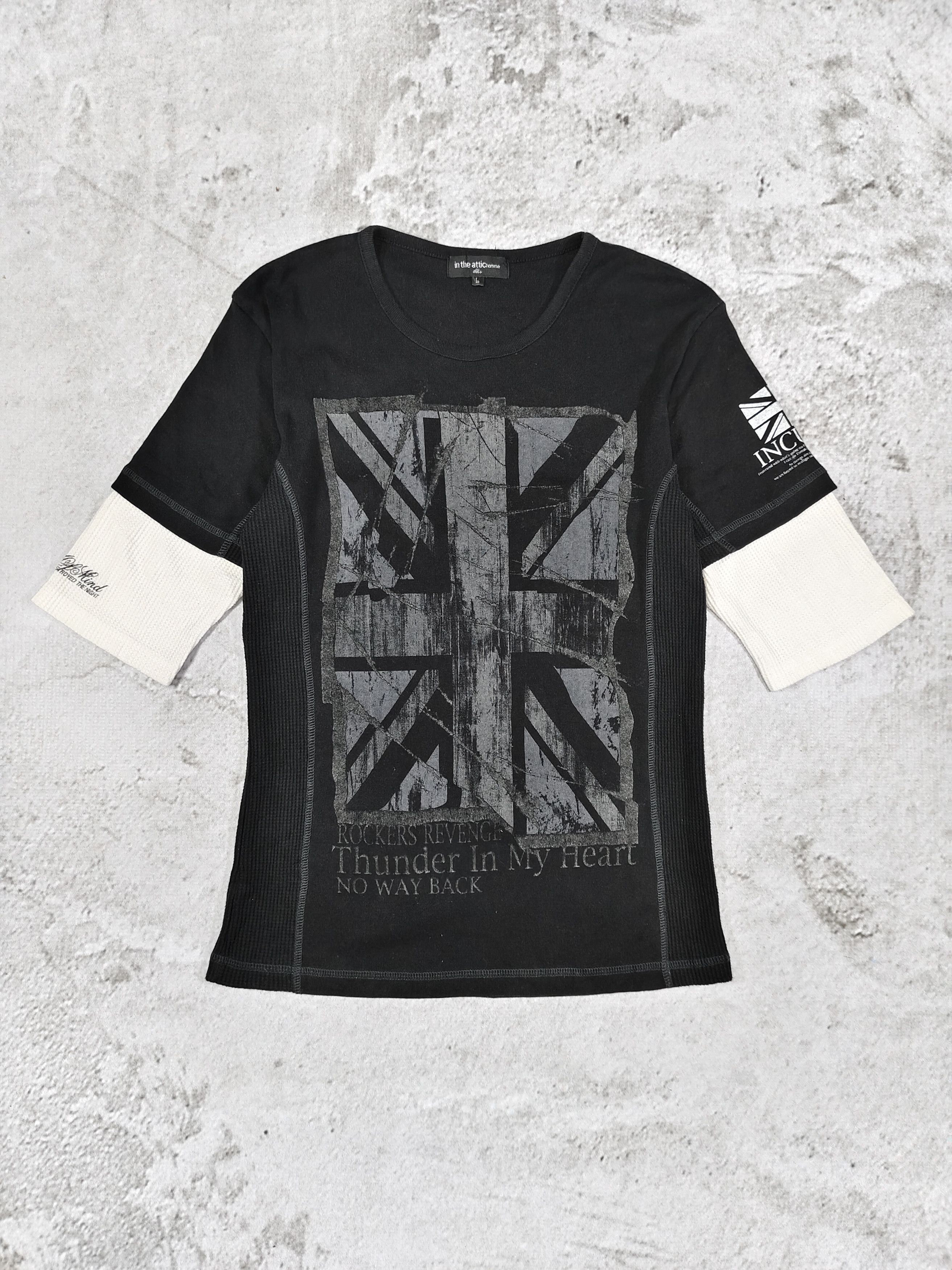 In The Attic In the Attic-Punk Rock Union Jack Distressed Graphic Tee Size US L / EU 52-54 / 3 - 1 Thumbnail