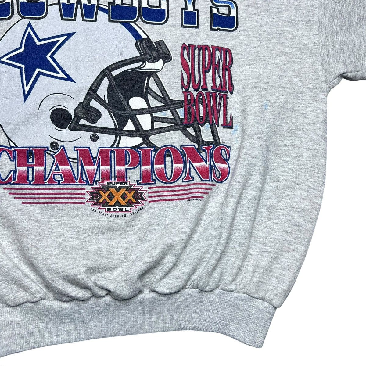 NFL Vtg 1996 NFL Dallas Cowboys Super Bowl Champions Sweatshirt Size US XL / EU 56 / 4 - 7 Thumbnail