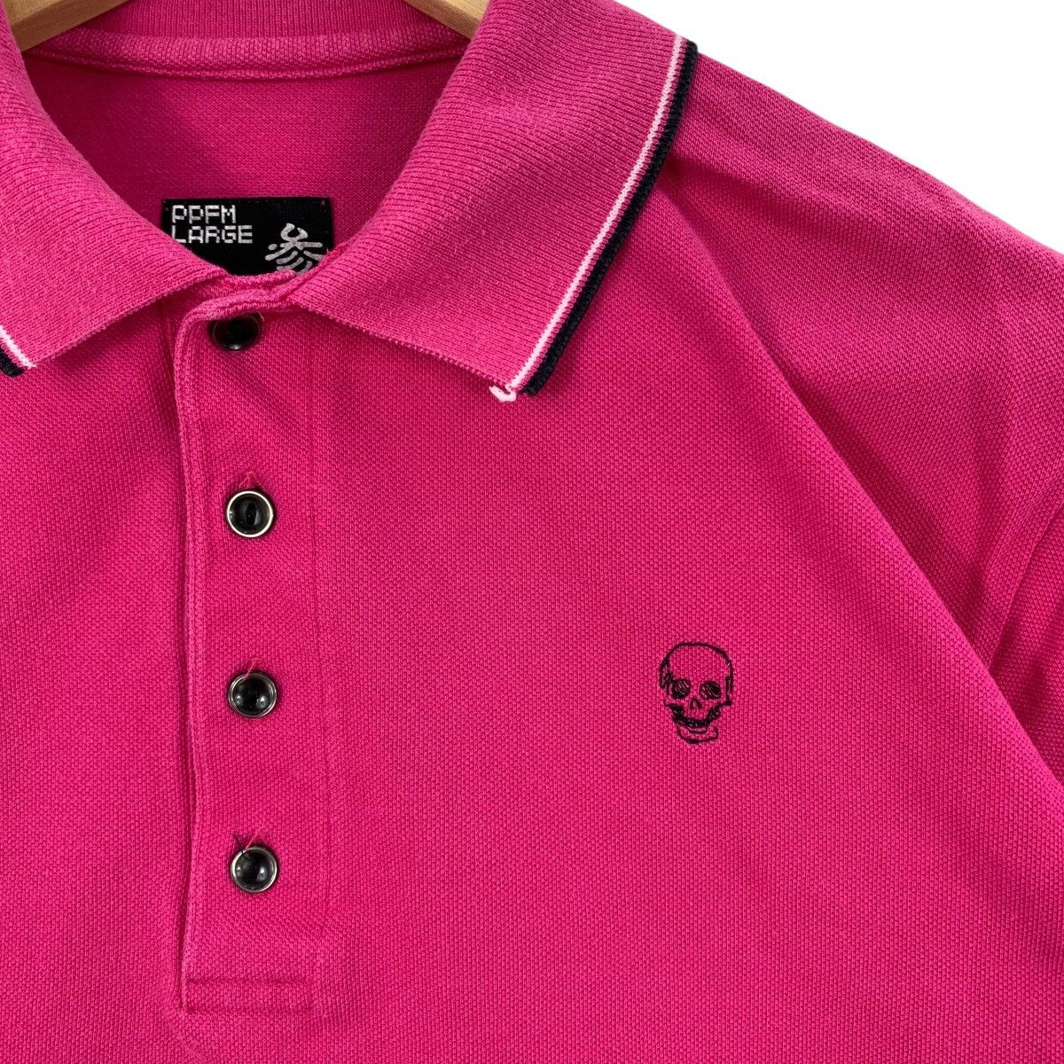 PPFM PPFM Punk Twin Tipped Skull Japanese Brand Collar Tshirt Size US L / EU 52-54 / 3 - 3 Thumbnail