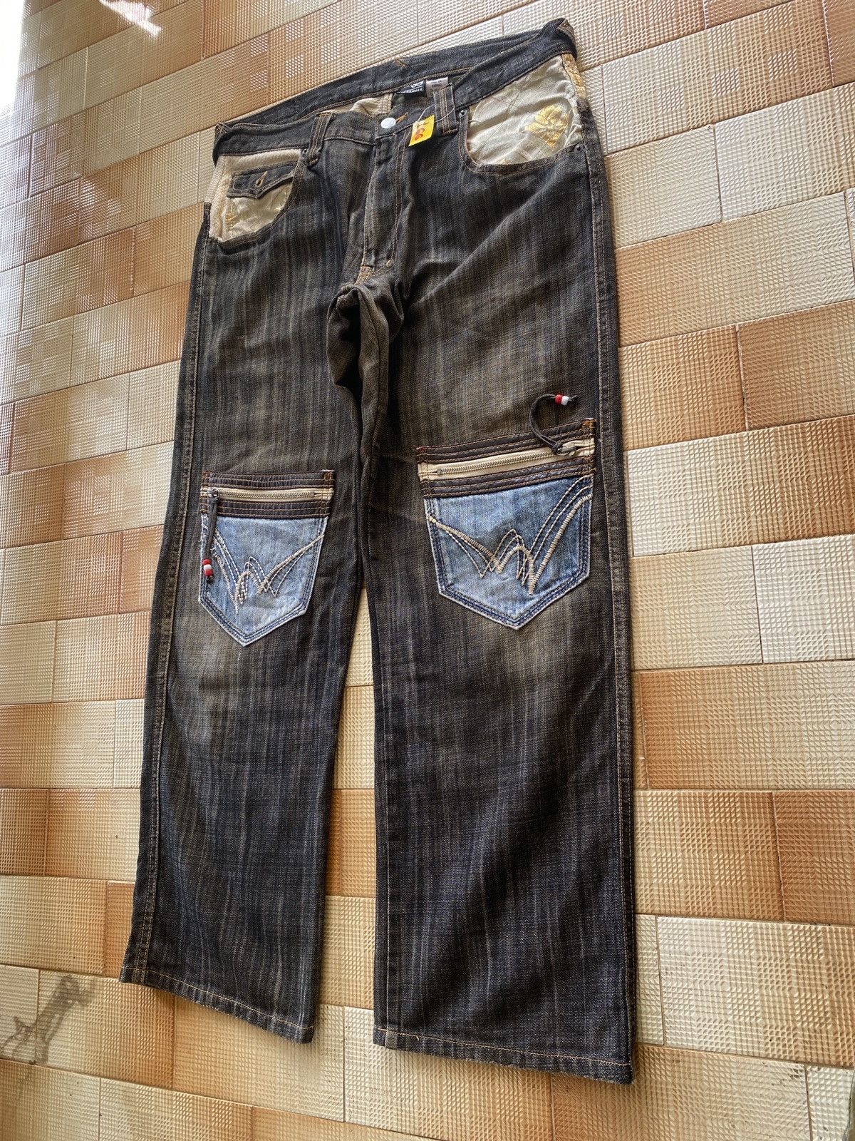 Japanese Brand Vintage juvenile delinquen multi pocket denim Size US 38 / EU 54 - 22 Thumbnail