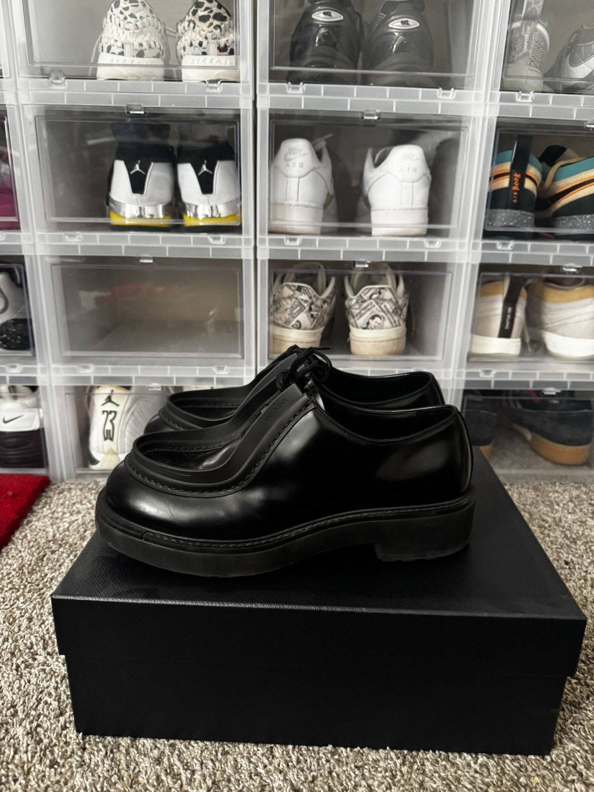 Prada Prada oblique lace up shoe Size US 10 / EU 43 - 3 Thumbnail