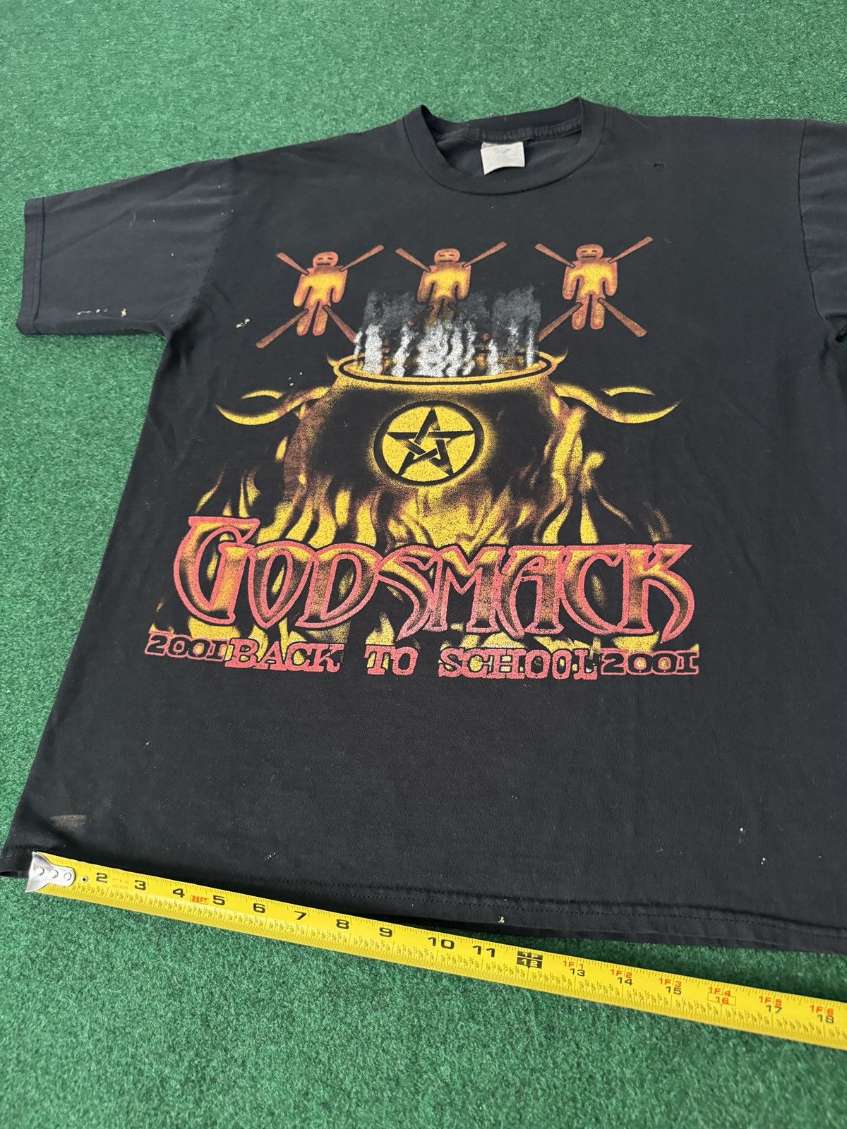 Band Tees × Vintage Vintage Godsmack Deftones Cky Grunge Punk Concert T Shirt Size US XL / EU 56 / 4 - 12 Thumbnail