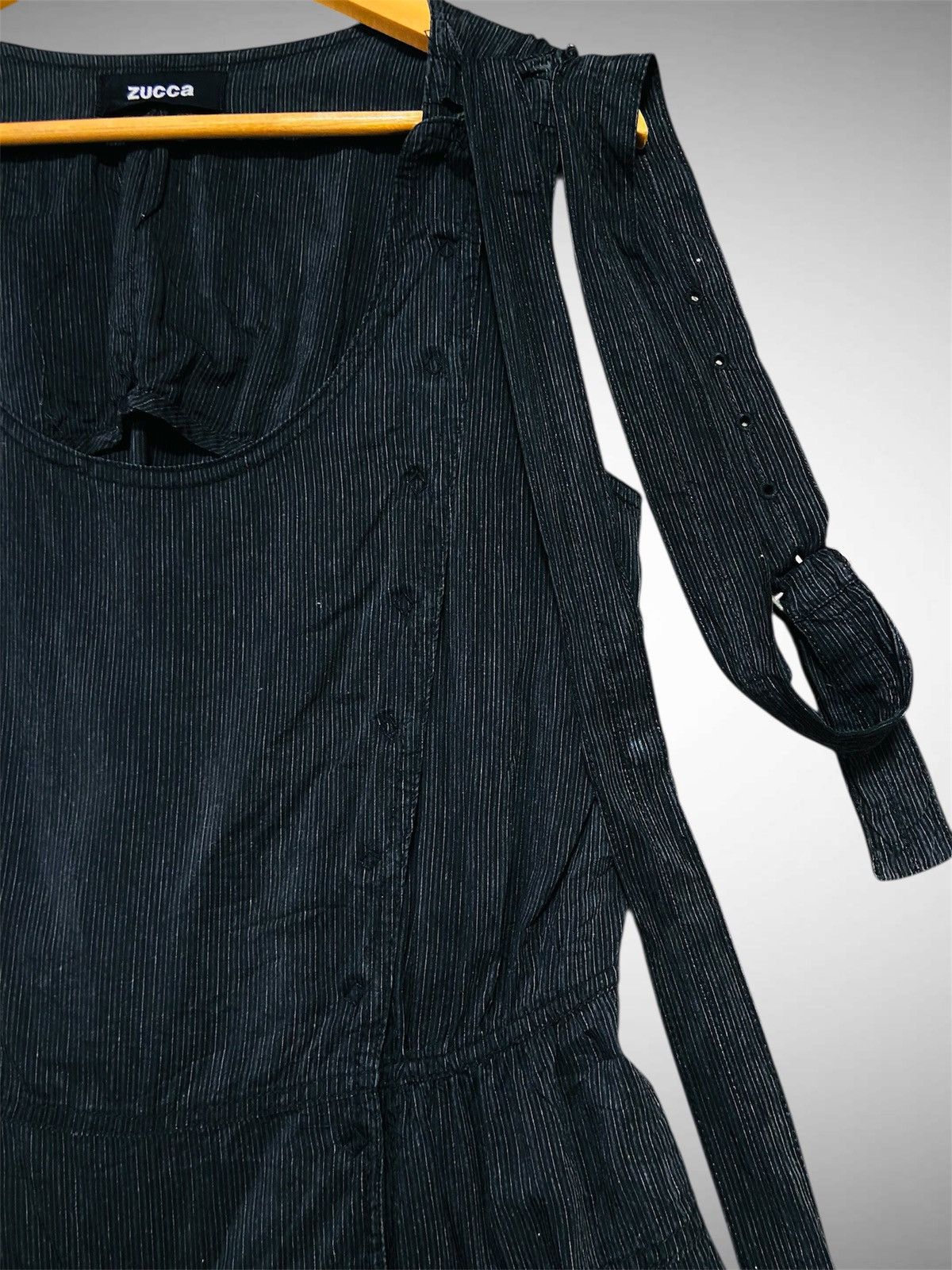 Zucca Zucca by Issey Miyake Drapep Asymmetric Column Dress Size M / US 6-8 / IT 42-44 - 7 Thumbnail