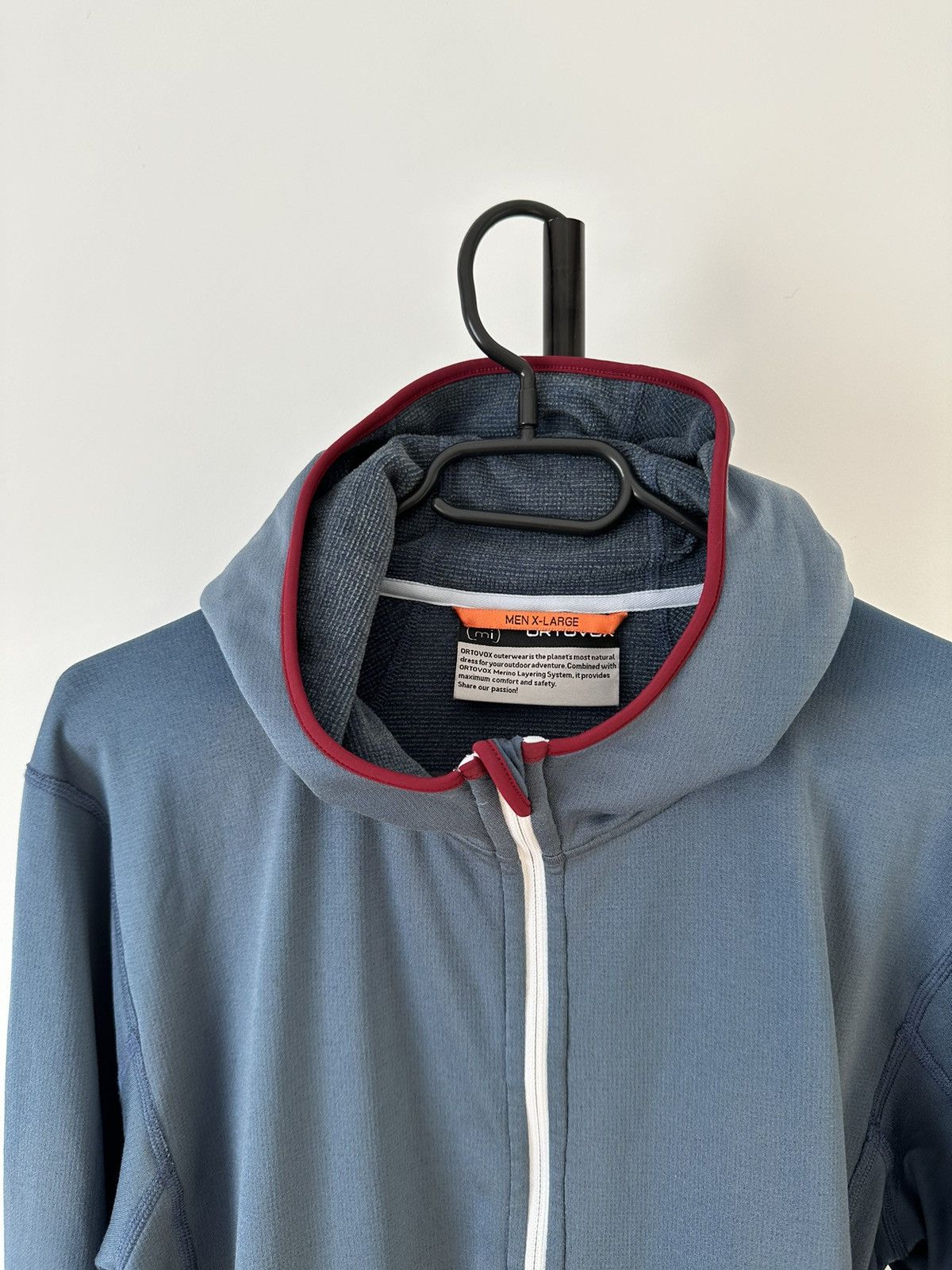 ORTOVOX Ortovox merino inside zip hoodie blue Size US XL / EU 56 / 4 - 5 Thumbnail