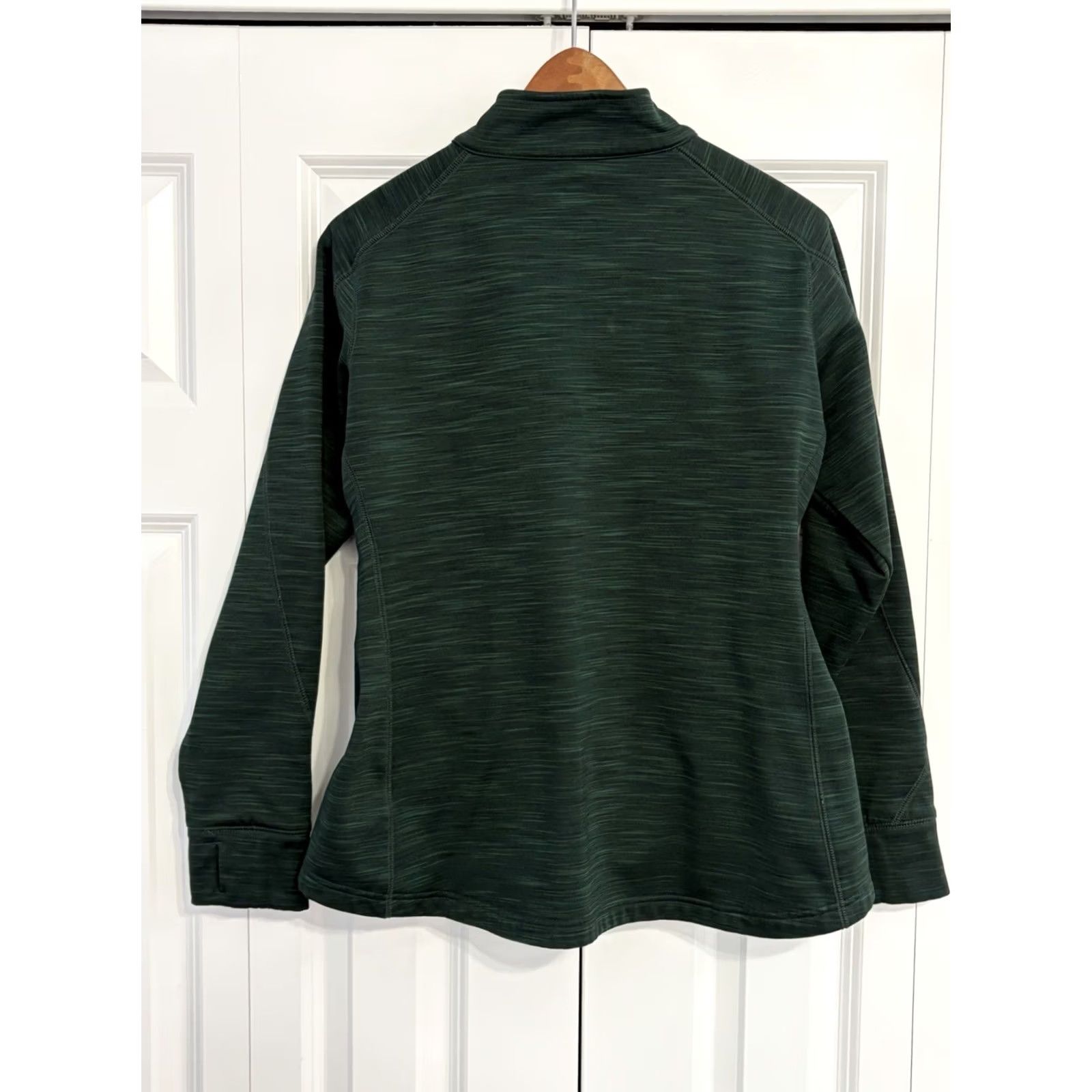 Vintage Majestic Green Bay Packers Womens L Pullover Sweatshirt 1/4 Zip Green Size L / US 10 / IT 46 - 2 Thumbnail