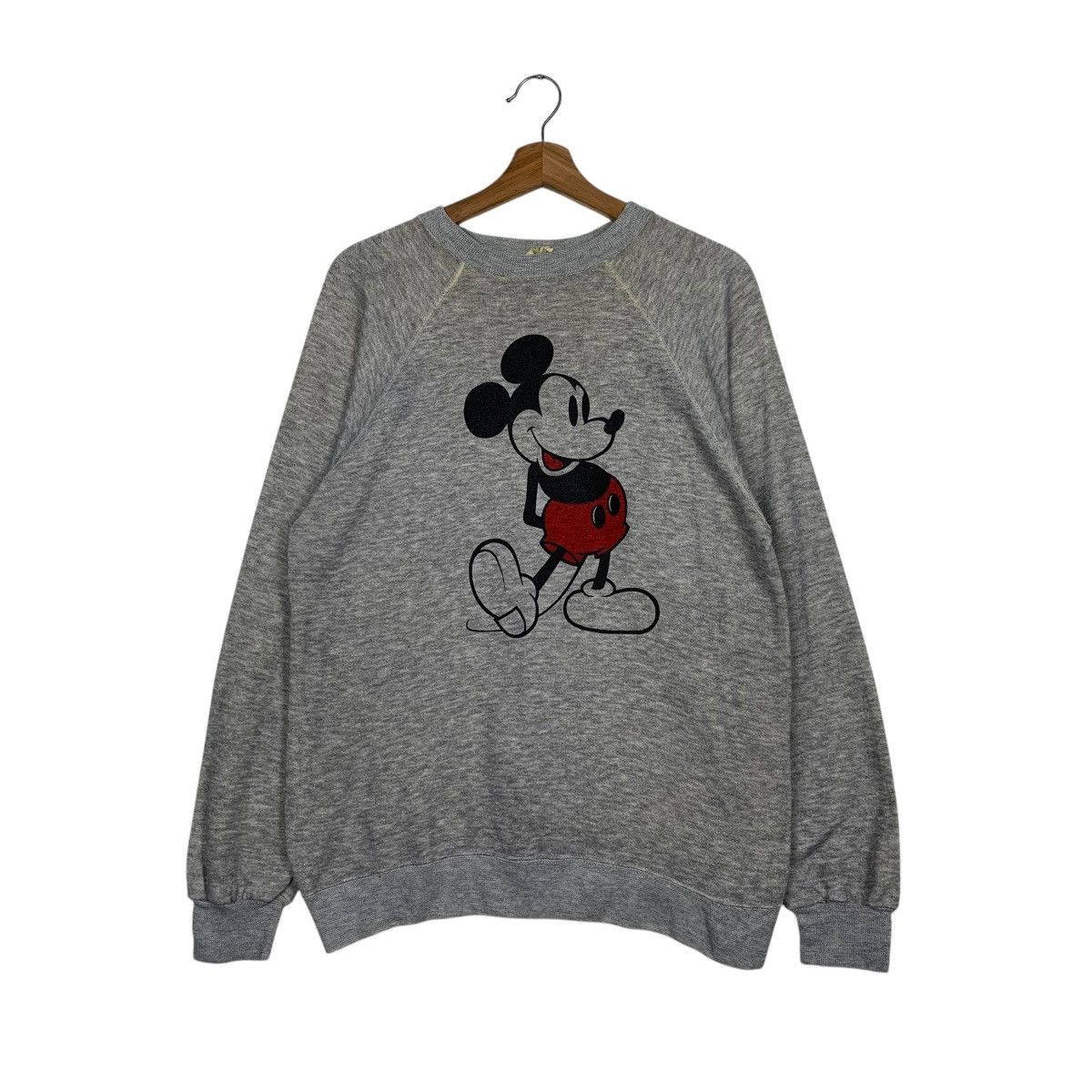 Disney Vintage 80s Disney Mickey Mouse Big Logo Sweatshirt Size US L / EU 52-54 / 3 - 1 Thumbnail