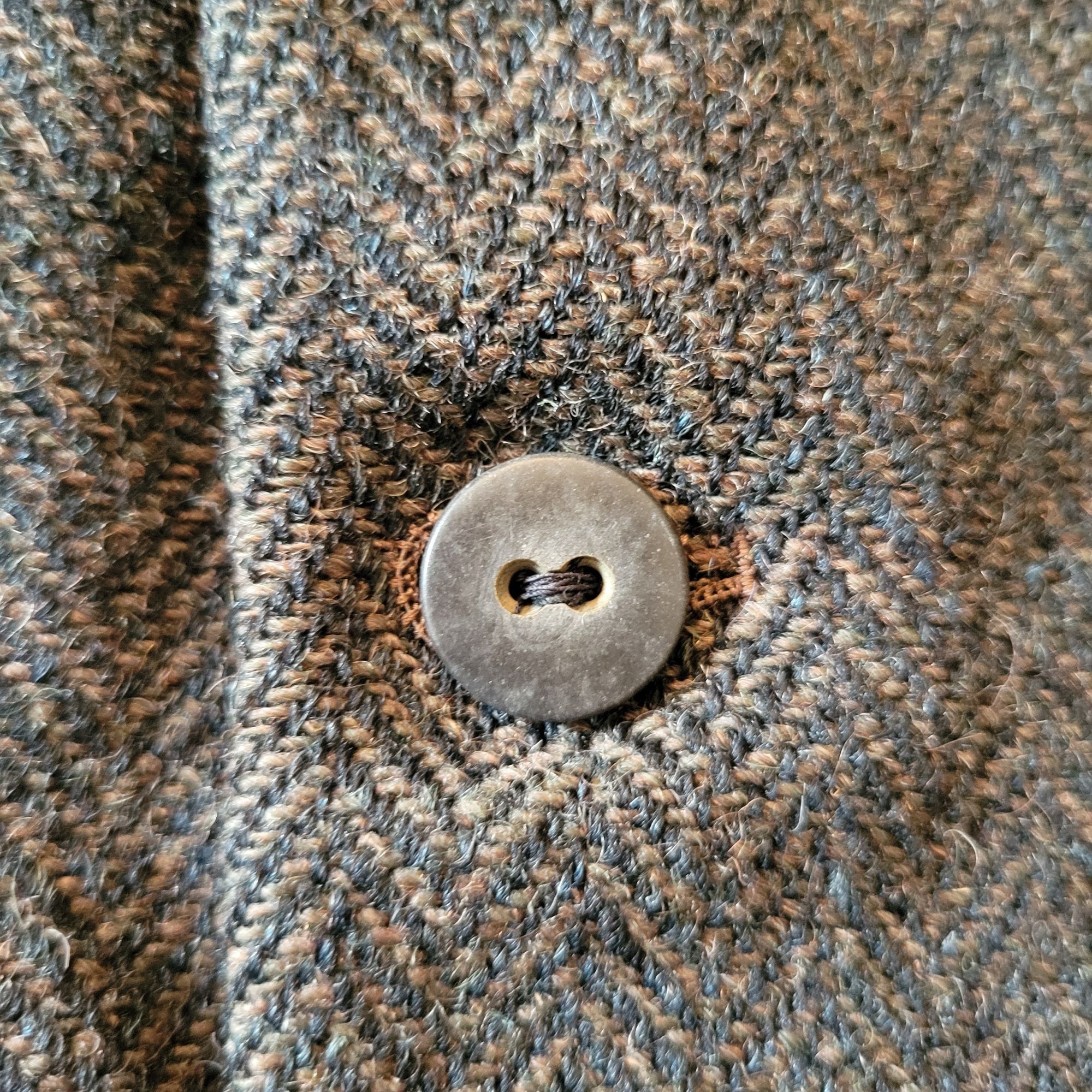 Harris Tweed Harris Tweed Handwoven Wool Blazer Jacket Sears Herringbone Size 44R - 9 Thumbnail