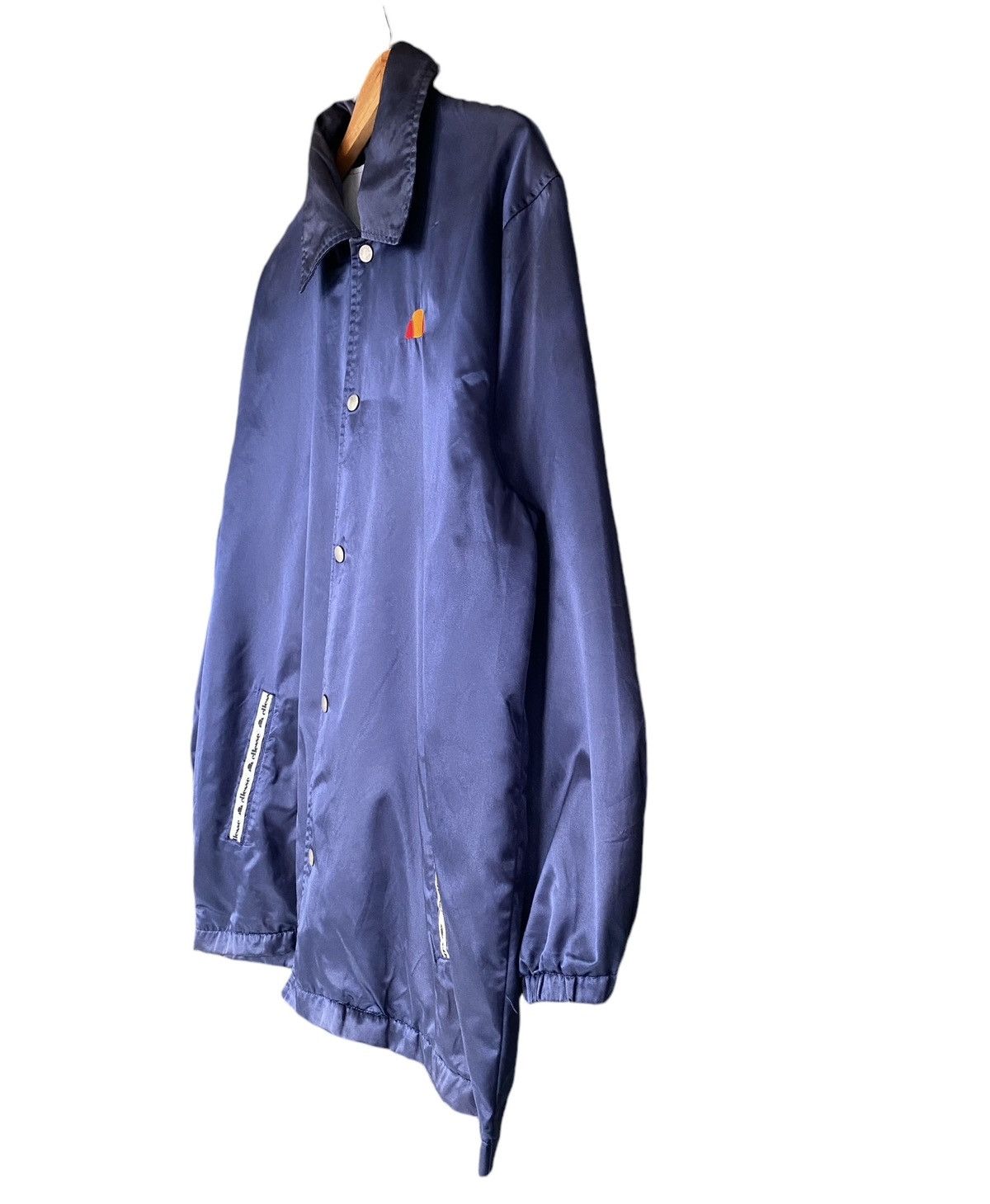 Ellesse × Vintage Vtg ELLESE 90s Polyster Button Jacket Size US L / EU 52-54 / 3 - 9 Thumbnail