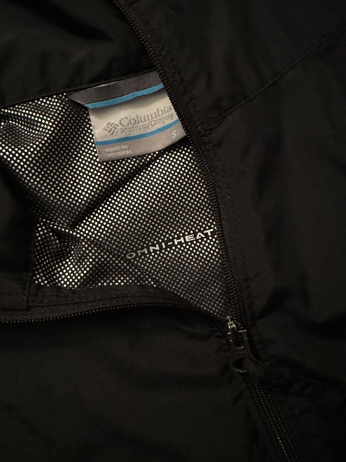 Columbia COLUMBIA Lightweight Black Windbreaker Sz.S Omni-Heat Size US S / EU 44-46 / 1 - 3 Thumbnail