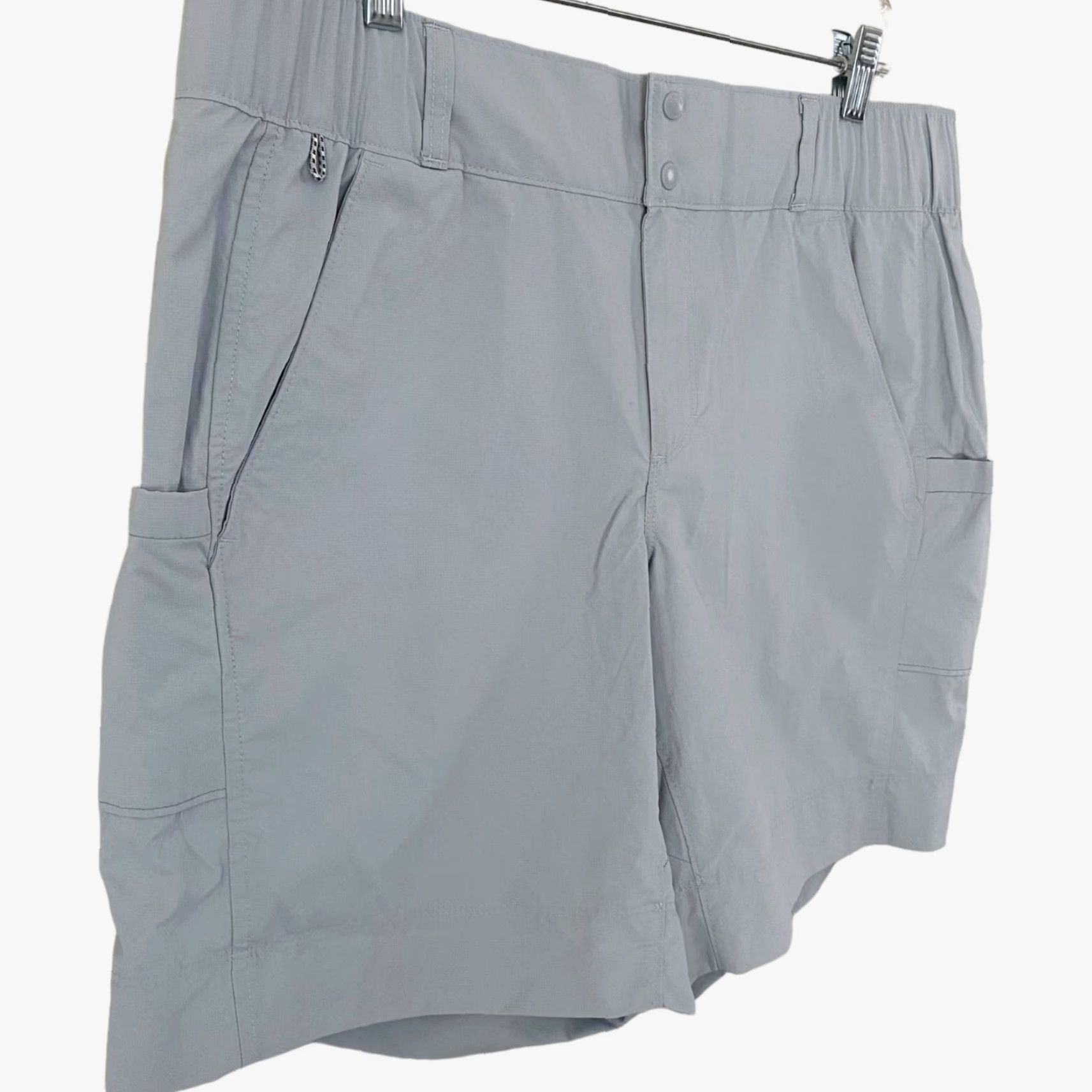 Vintage Columbia PFG Cast & Release Shorts Blue Women's 16 Athletic Stretch Fishing Size 38" / US 16 / IT 52 - 2 Thumbnail