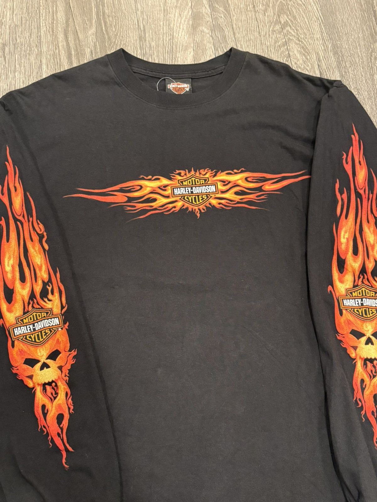 Harley Davidson Harley Davidson long sleeve flames Size US L / EU 52-54 / 3 - 2 Thumbnail