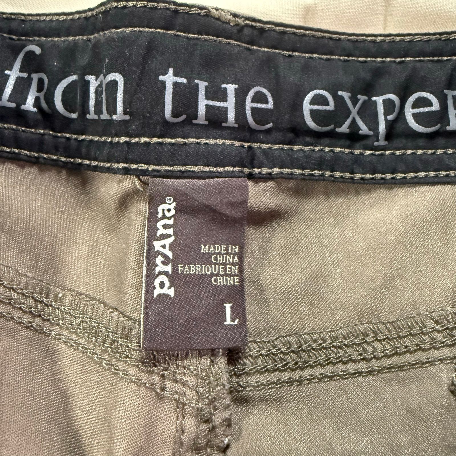 Prana Prana Stretch Zion Shorts Mens L Gray Cargo Hiking Quick Dry Size US 26 / EU 42 - 7 Thumbnail