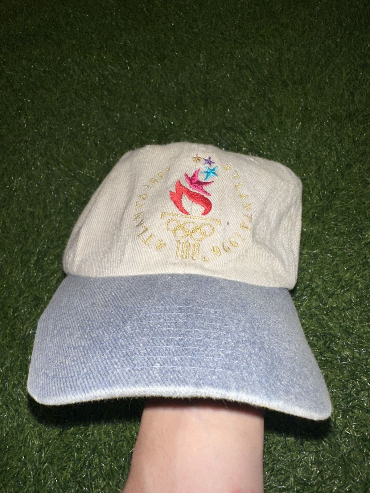 USA Olympics Vintage atlanta 1996 usa olympics adjustable hat Size ONE SIZE - 2 Thumbnail