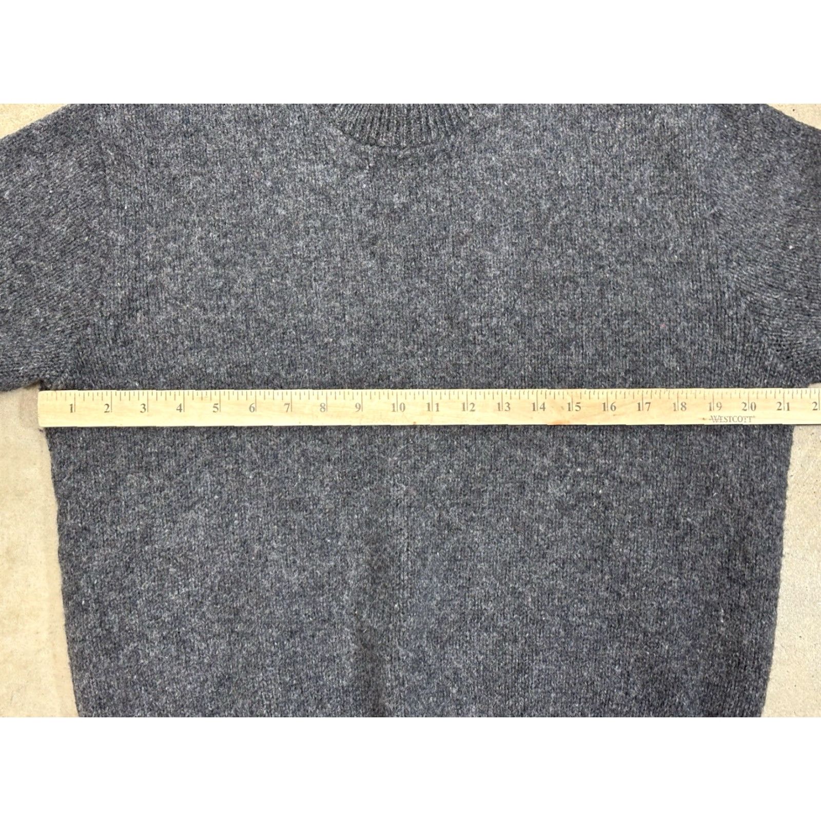 Vintage VINTAGE L.L. Bean Wool Blend Sweater Women’s XL Grey Mock Neck 80s Pullover USA Womens Size XL / US 12-14 / IT 48-50 - 7 Thumbnail
