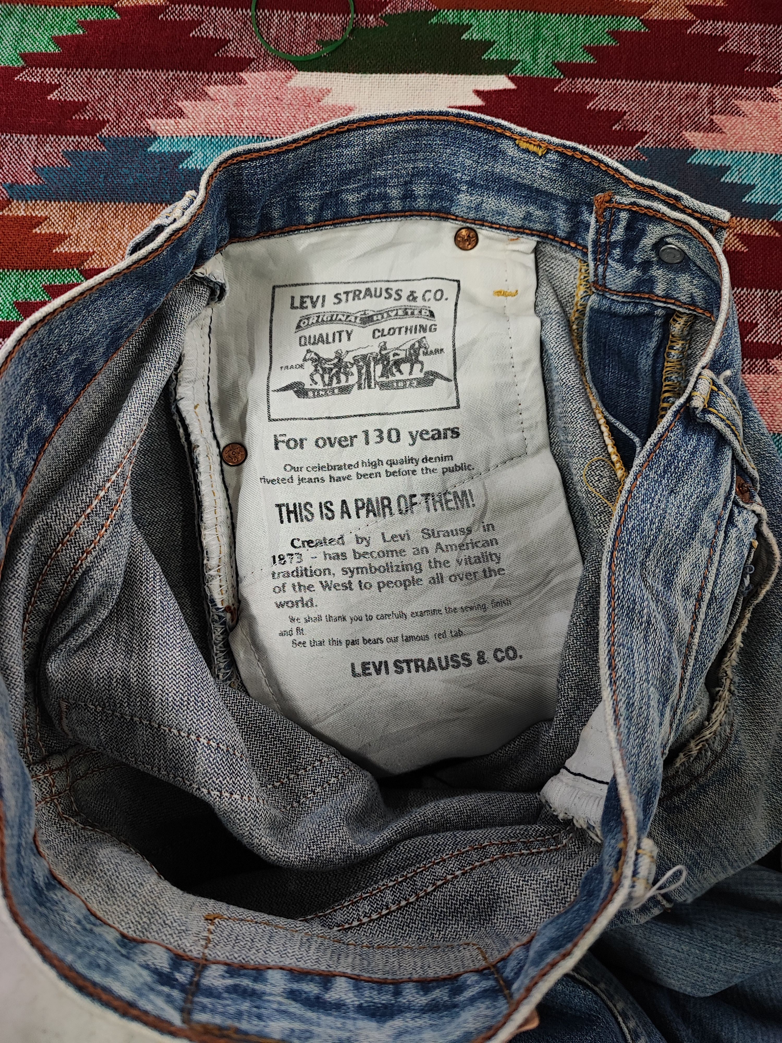 Levi's × Vintage Vintage levis 507 Jeans Size US 30 / EU 46 - 8 Thumbnail