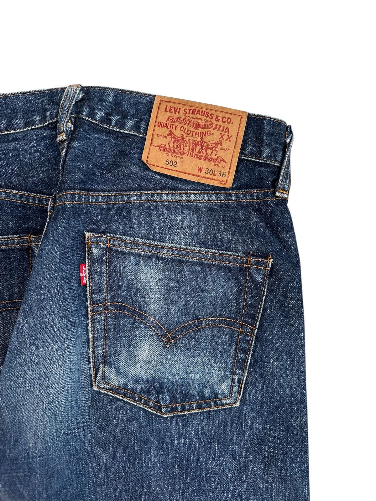 Levi's Vintage 90s Levi’s 502XX button stamp J09 Made in Japan Size US 30 / EU 46 - 3 Thumbnail