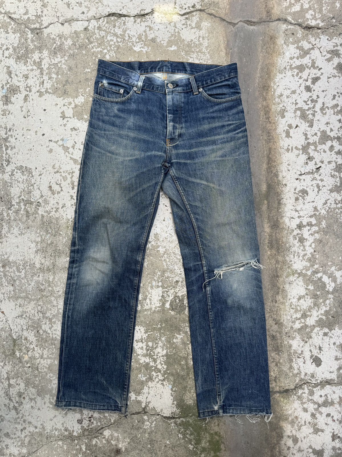 image of Vintage Helmut Lang Classic Cut Denim in Blue, Men's (Size 31)