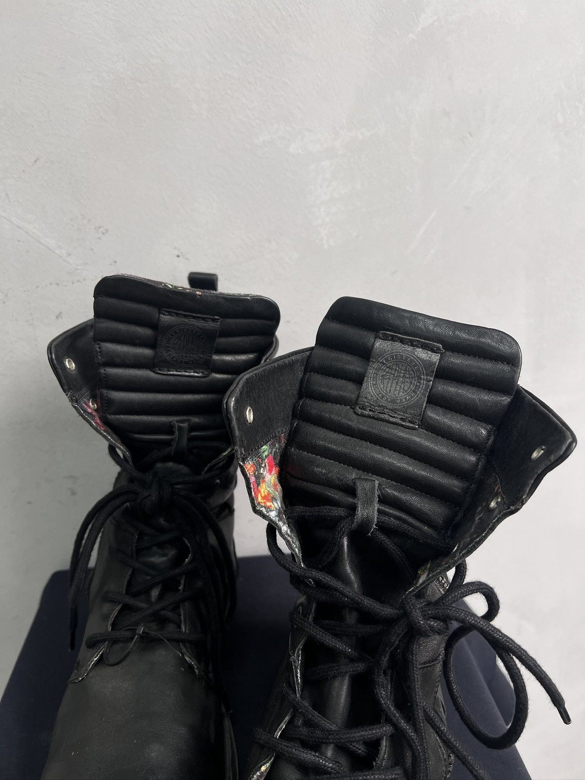 Replay Replay combat black boots avant garde guidi style y2k Size US 8 / EU 41 - 12 Thumbnail