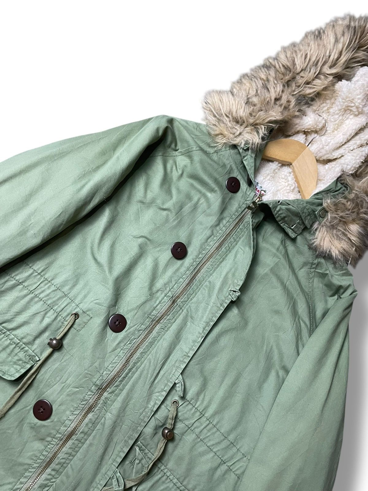 Japanese Brand × Vintage TITICACA Japanese Brand Mink Fur Hooded Jacket (113) Size US M / EU 48-50 / 2 - 5 Thumbnail