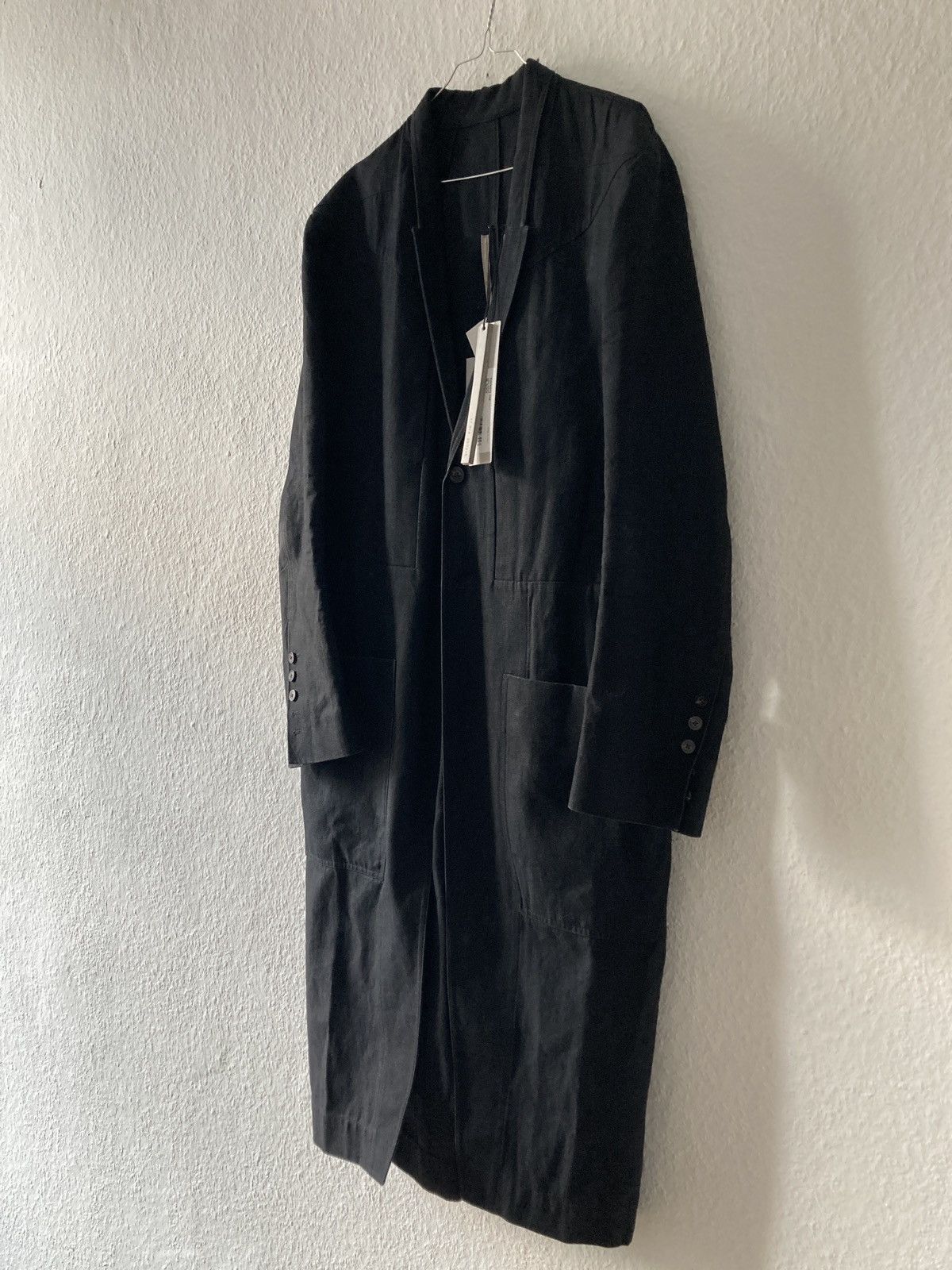 Rick Owens F/W 22 „STROBE“ Hemp & Cotton "Lido" Trench Coat Rick Owens Size US L / EU 52-54 / 3 - 2 Thumbnail