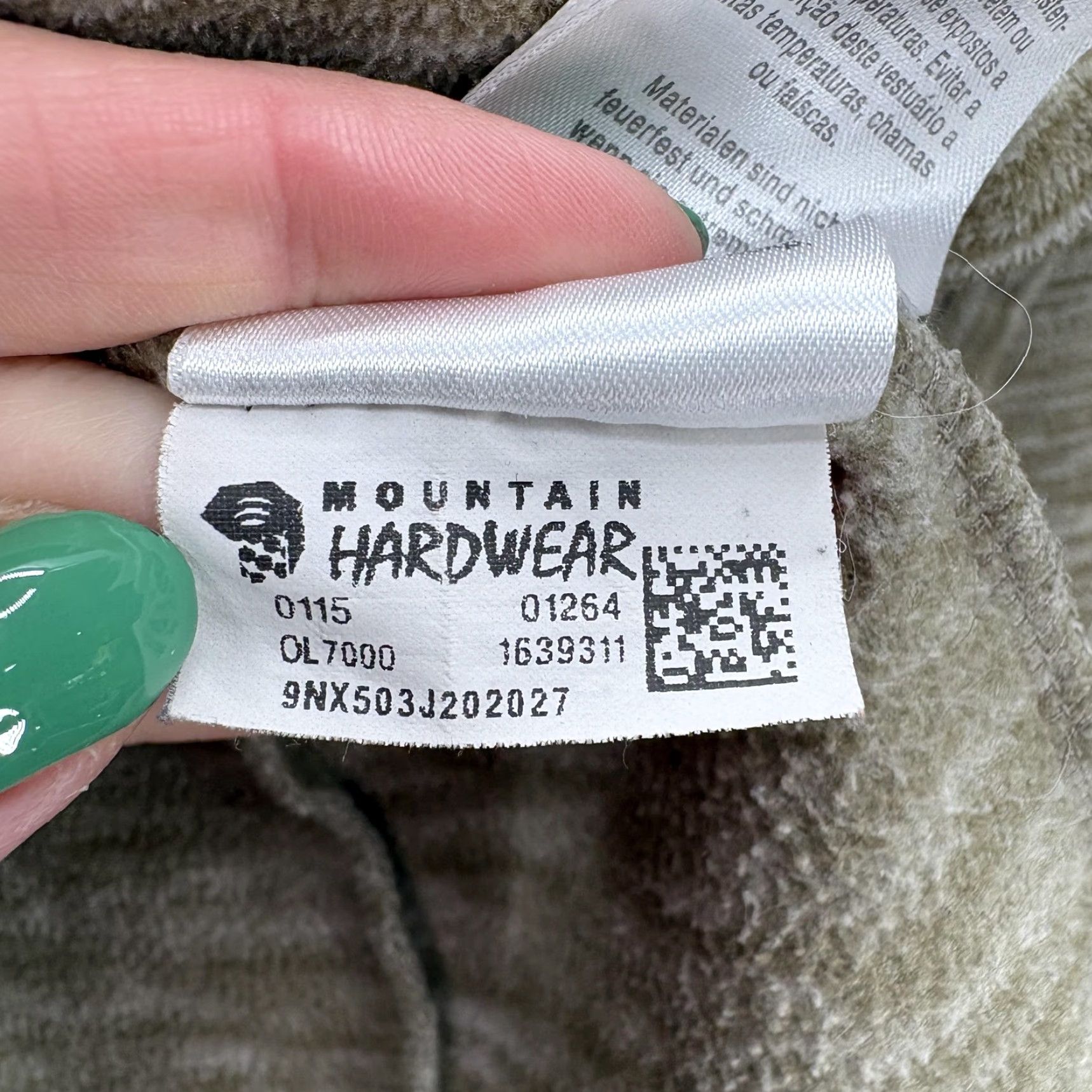 Mountain Hardwear VINTAGE Mountain Hardwear Microchill 2.0 Quarter Zip Jacket Women's XS Green Hooded Cozy Size XS / US 0-2 / IT 36-38 - 6 Thumbnail
