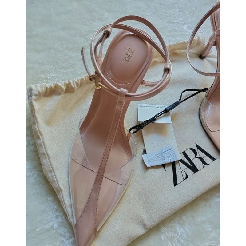 Zara ZARA Pointed Toe Slingback Heels NWT Size US 7.5 / IT 37.5 - 24 Thumbnail