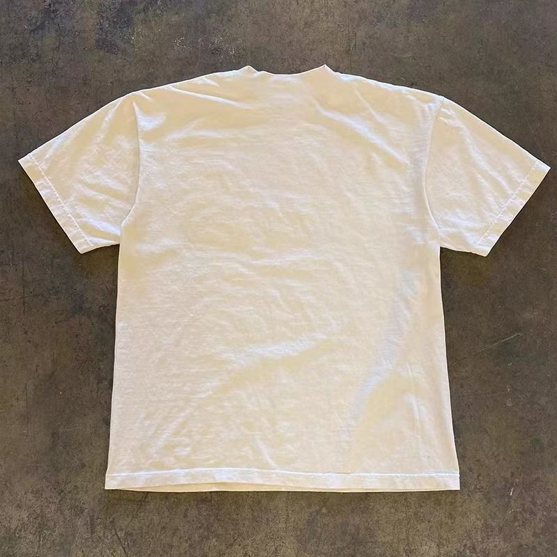 Japanese Brand White casual retro cat print t-shirt Size US M / EU 48-50 / 2 - 2 Thumbnail