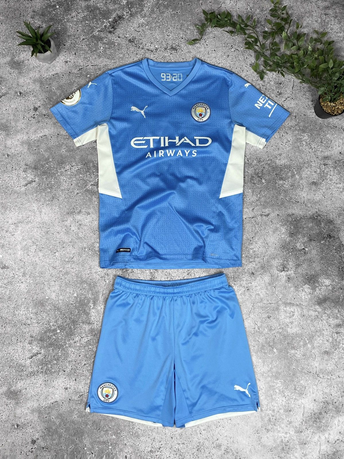 Puma Manchester City #10 Grealish 2021/2022 Away Soccer Jersey Size US M / EU 48-50 / 2 - 2 Thumbnail