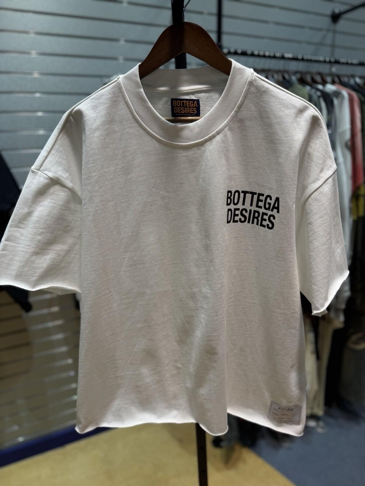 Bottega Desires Bottega Desires Tee T-Shirt F**k Joke (L) White Black Size US L / EU 52-54 / 3 - 1 Thumbnail