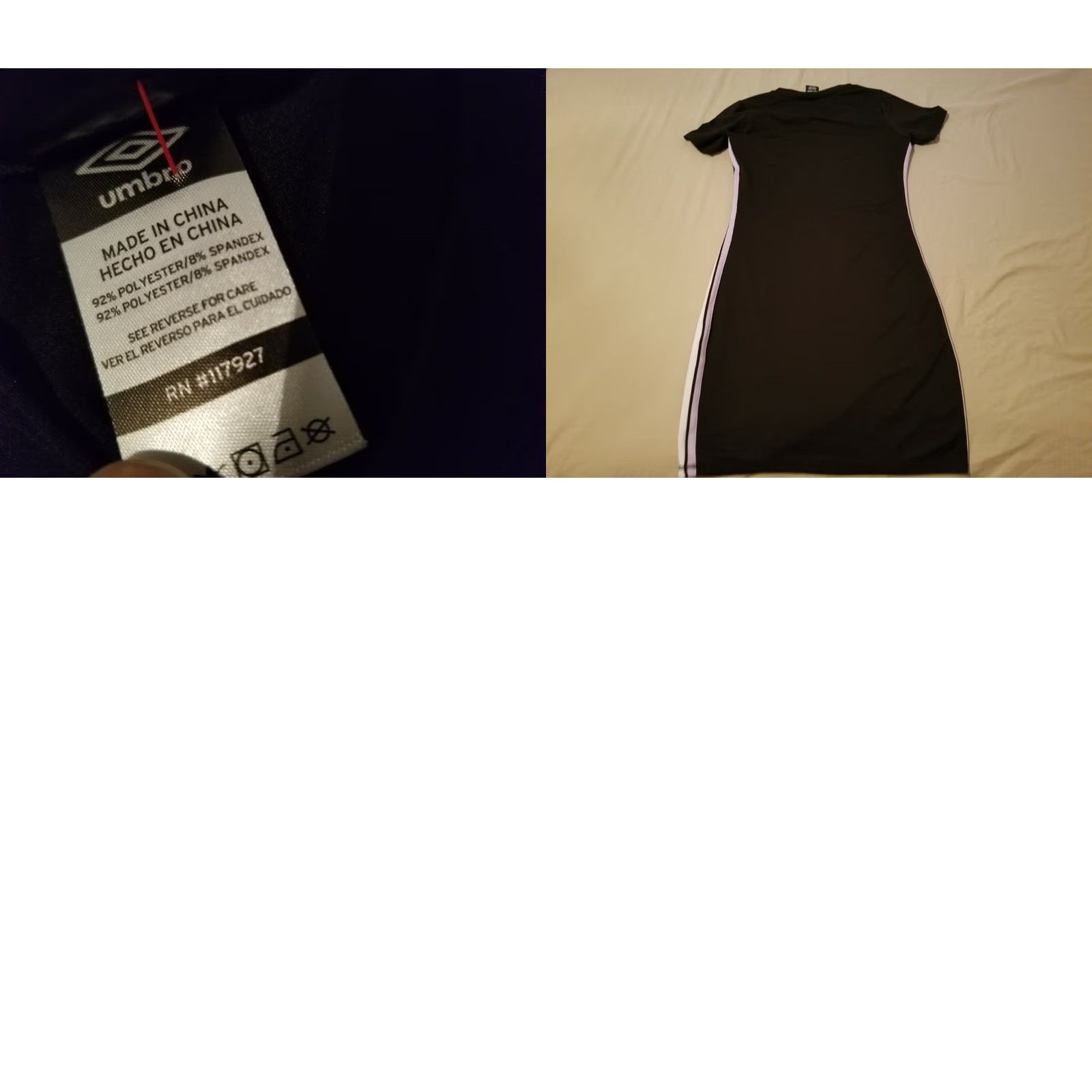 Umbro VINTAGE? Umbro Women Dress XS Black Pencil Dress Long Athletic? Size XS / US 0-2 / IT 36-38 - 8 Thumbnail