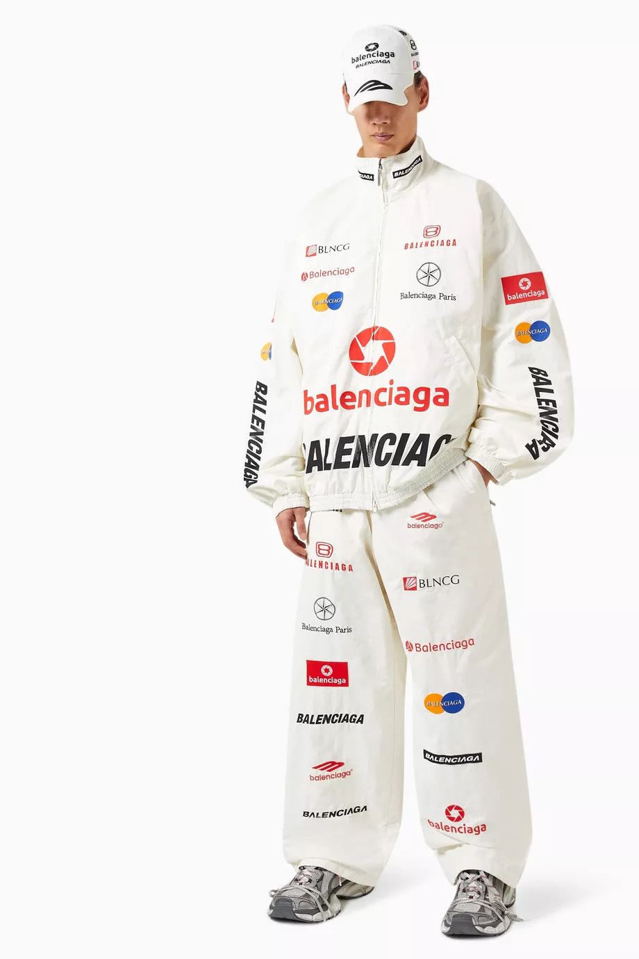 Balenciaga o1bcso1str0125 Top League Tracksuit Jacket in Multicolor Size US XS / EU 42 / 0 - 3 Thumbnail