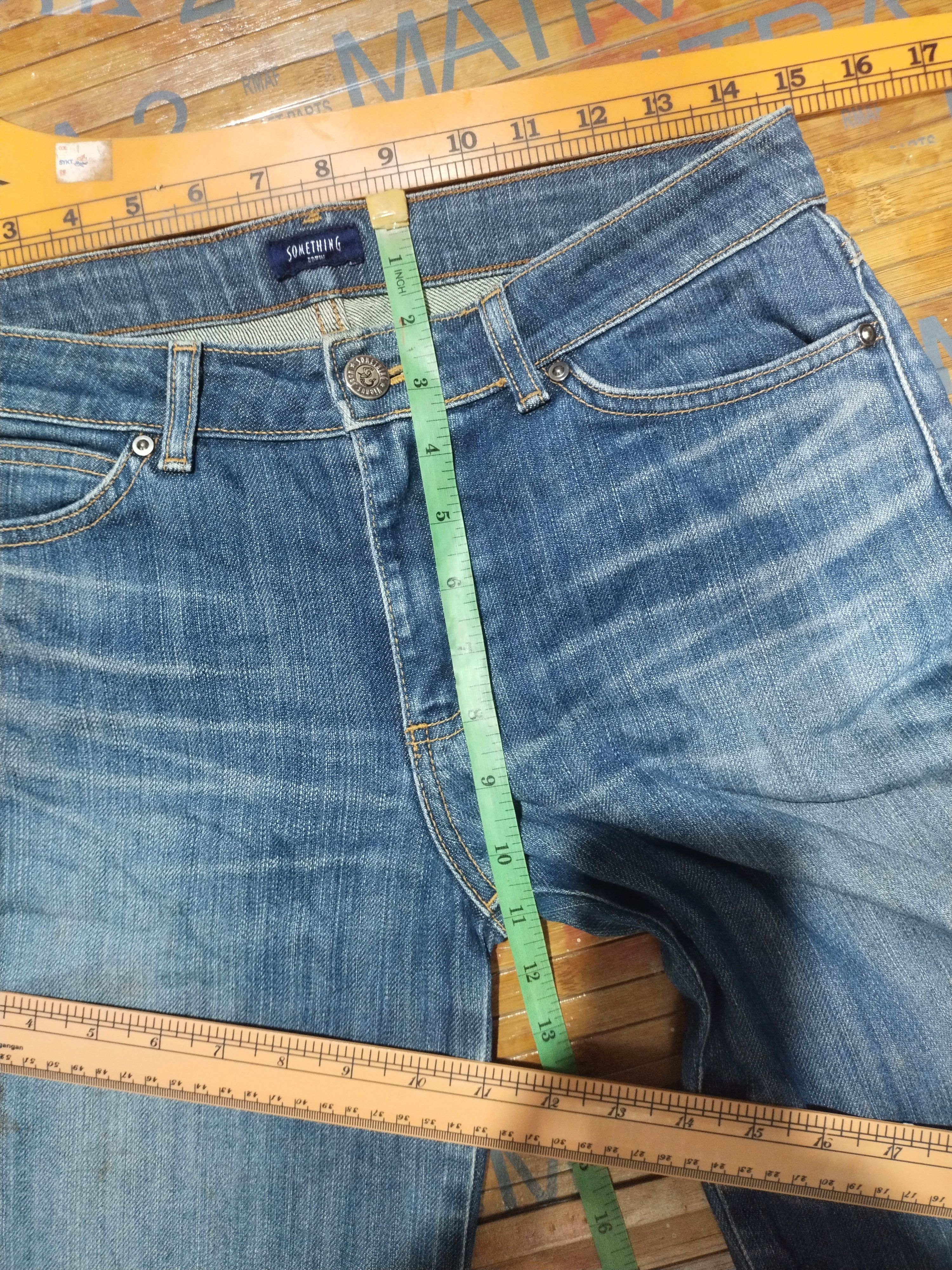 Edwin × Japanese Brand × Vintage Jeans Edwin Something Sz 30" Size 30" / US 8 / IT 44 - 4 Thumbnail