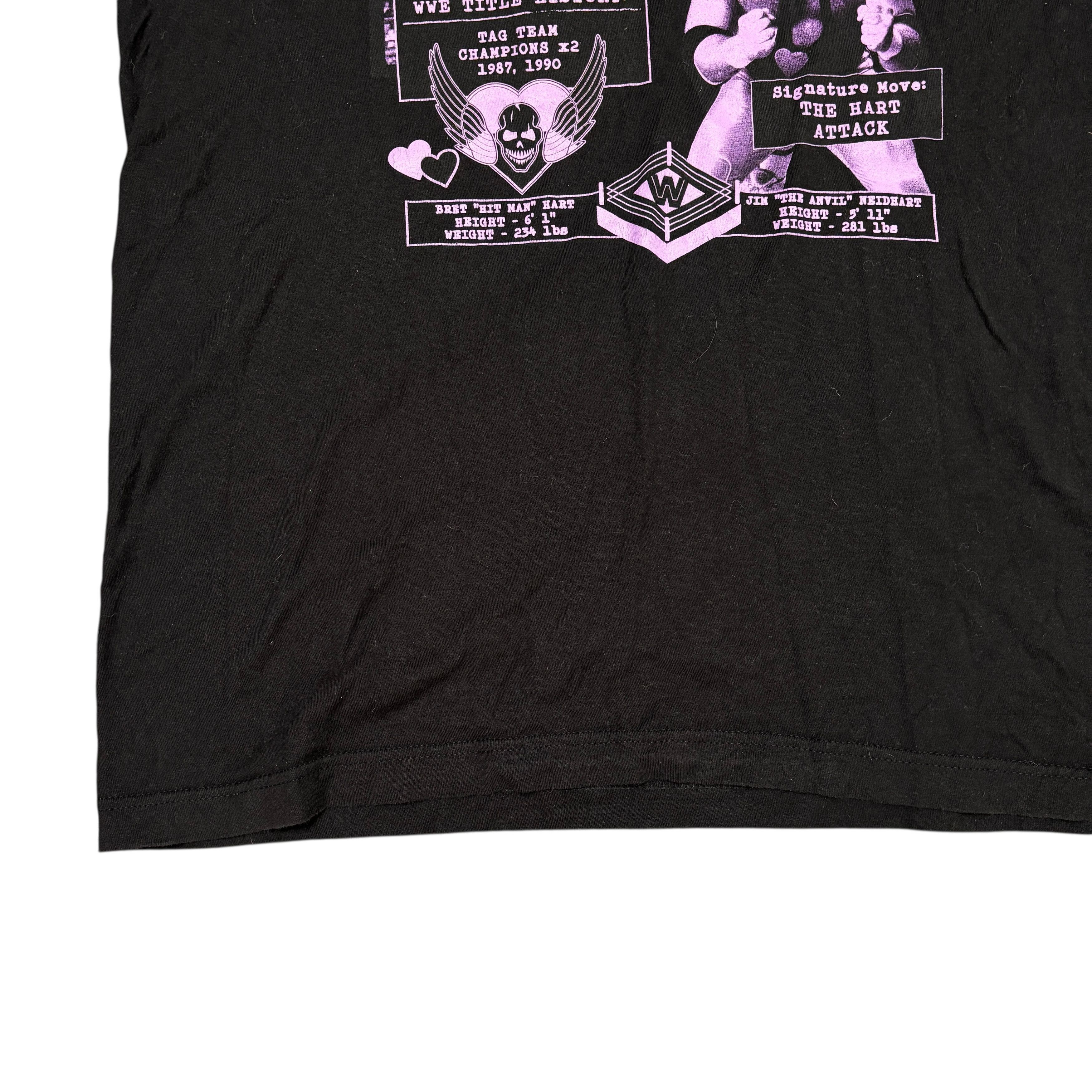 WWE Bret Hart Shirt Jim Neidhart Wrestling WWE WWF Sports Tee Size US L / EU 52-54 / 3 - 8 Thumbnail
