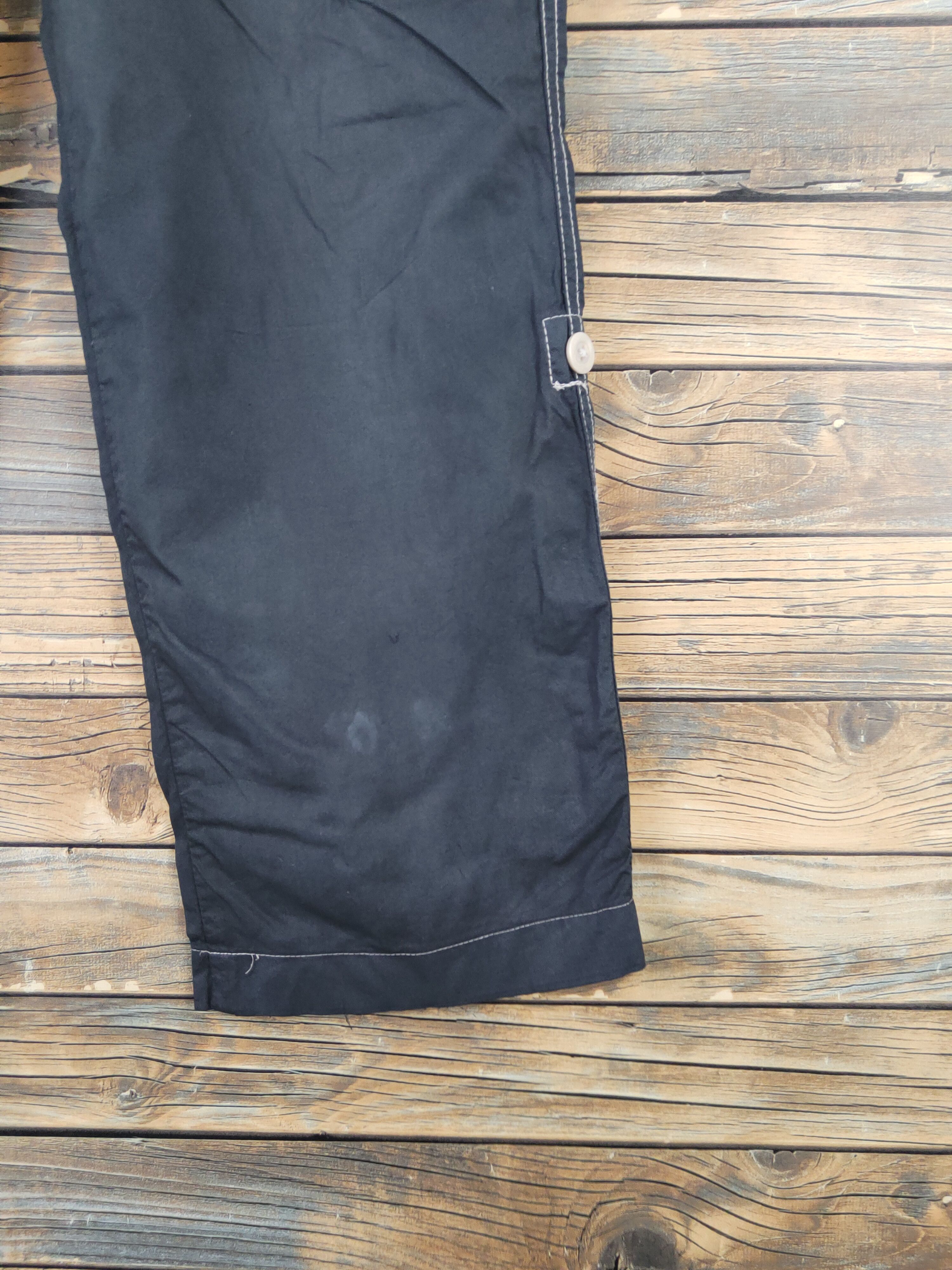 Japanese Brand DL Topvalu Black Multipocket Cargo Pants #46-093 Size US 32 / EU 48 - 6 Thumbnail