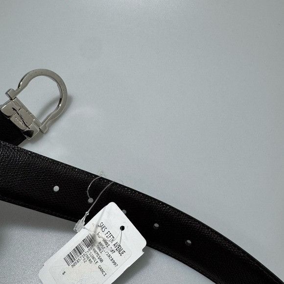 Salvatore Ferragamo Ferragamo Gancini Buckle Adjustable Reversible Belt Size 32 Size 32 - 5 Thumbnail