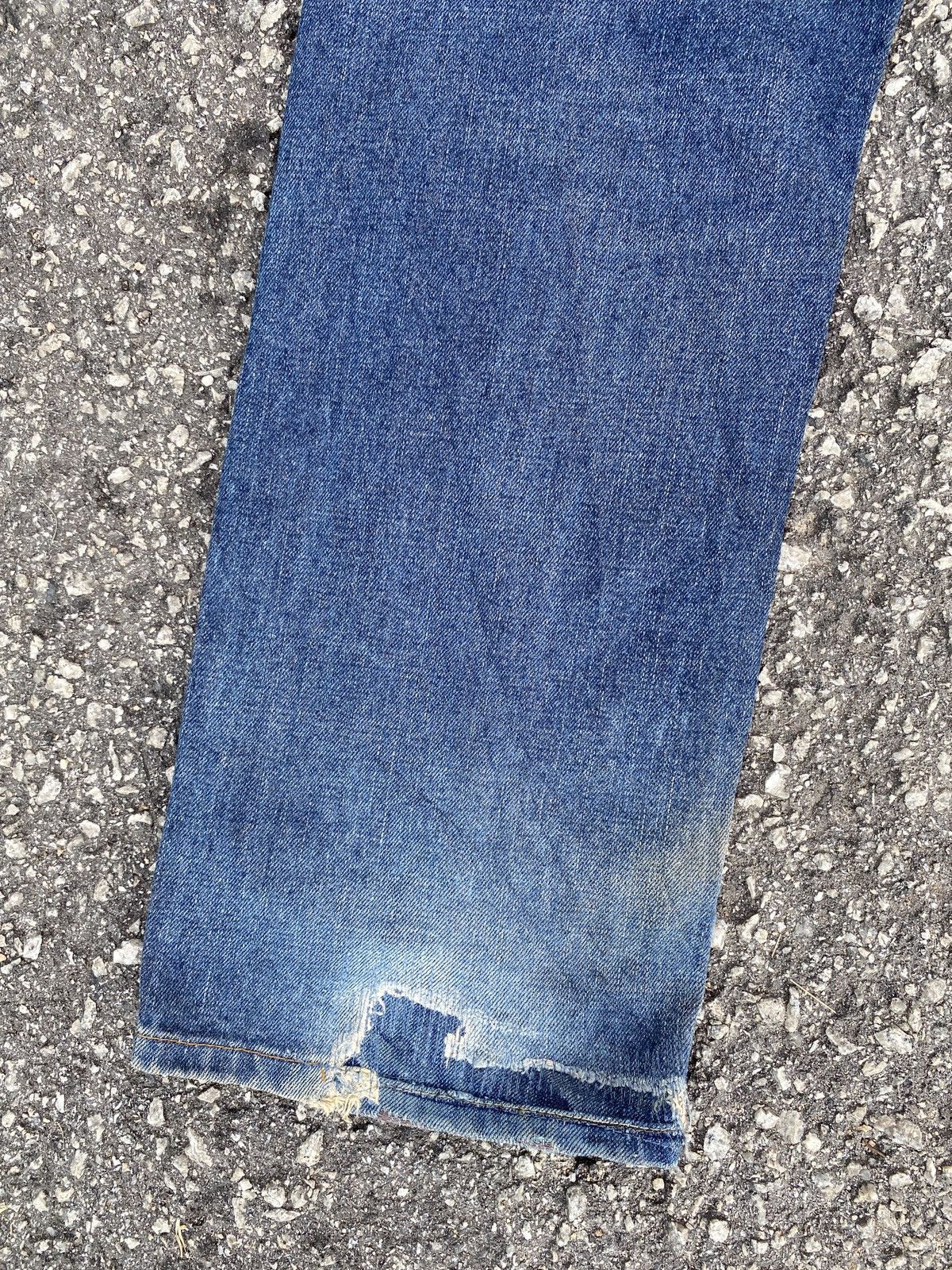 Diesel × Vintage Vintage 90’s Diesel D Blue Washed Distressed Denim Size US 32 / EU 48 - 12 Thumbnail