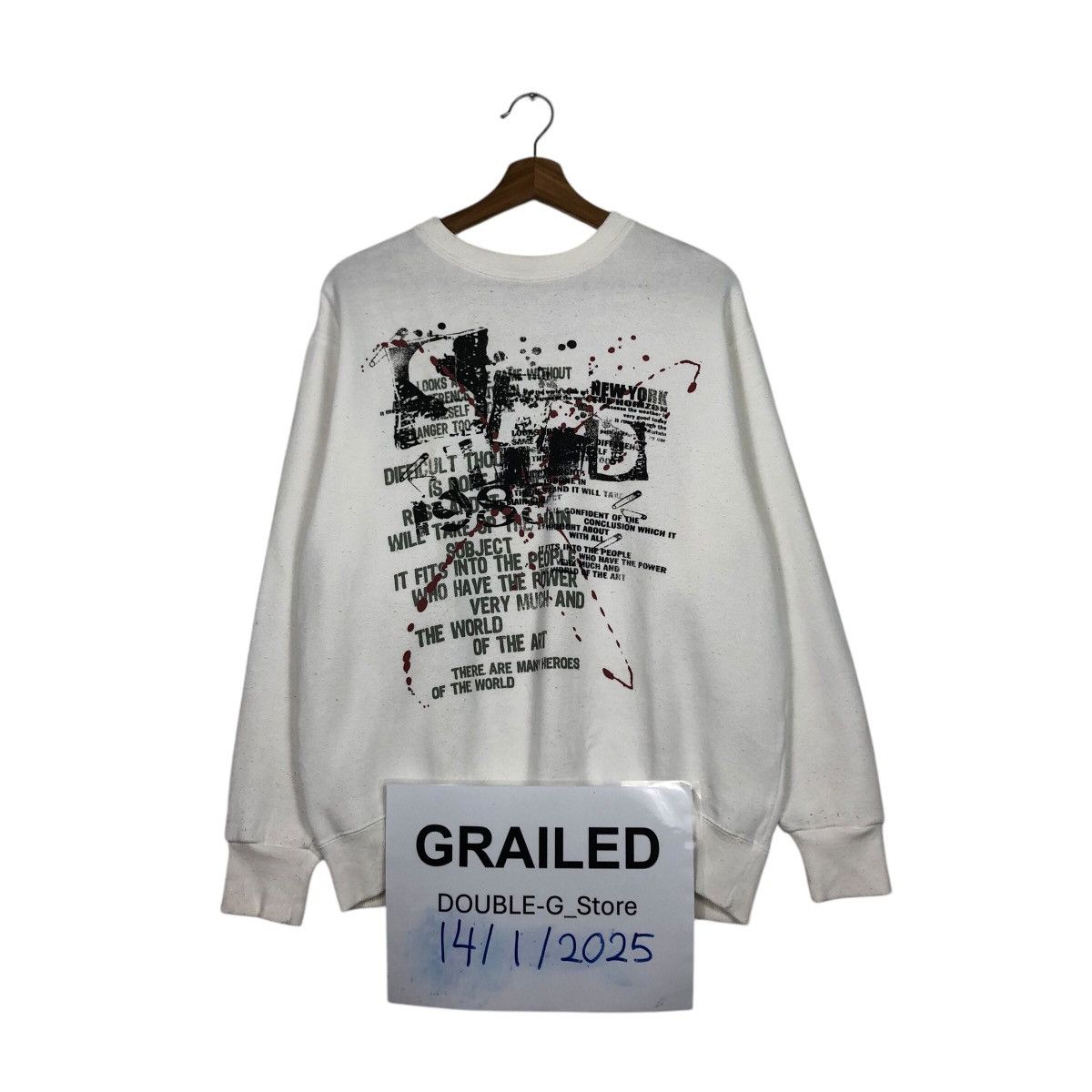 Japanese Brand 📌Vintage Sweatshirt Streetwear Breaks Big Logo Size US M / EU 48-50 / 2 - 1 Thumbnail