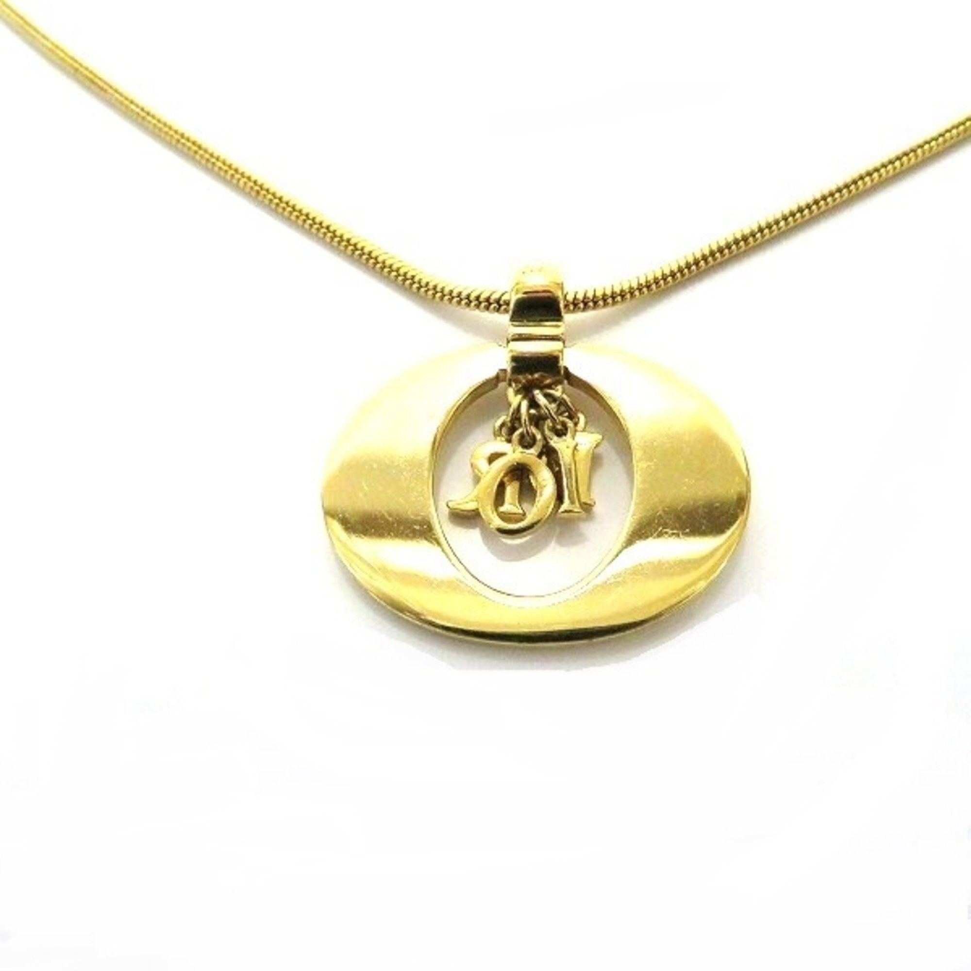 image of Christian Dior Dior Charm Necklace Accessories Women in Gold