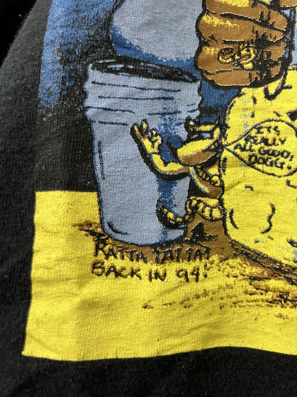 Rap Tees 💥Vintage 94 Repro Death Row Snoop Doggy Dogg Gin & Juice Size US M / EU 48-50 / 2 - 4 Thumbnail