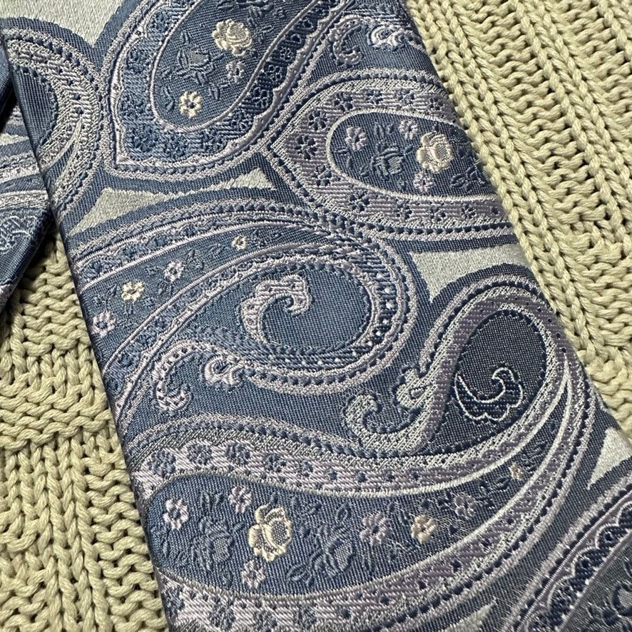 Hart Schaffner Marx Hart Schaffner Marx purple paisley silk tie Size ONE SIZE - 2 Thumbnail