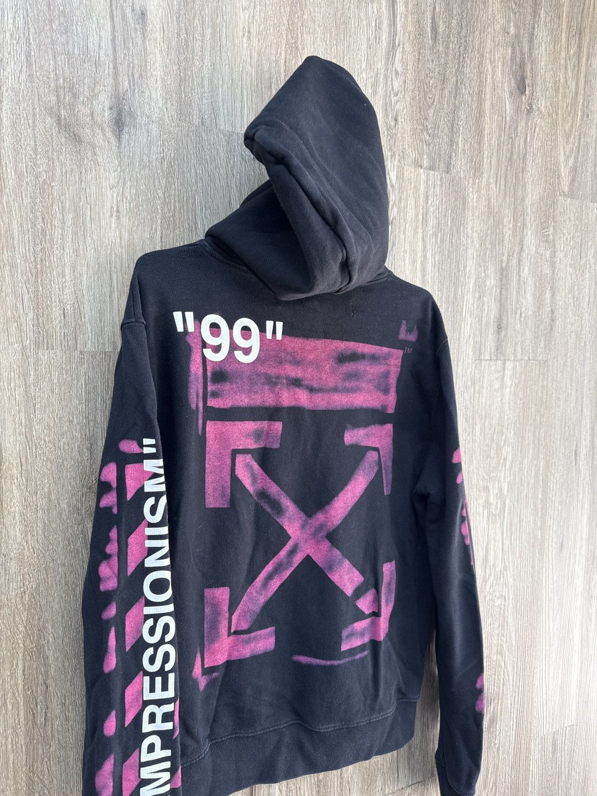 Off-White Off White Impressionism Hoodie Size US S / EU 44-46 / 1 - 7 Thumbnail