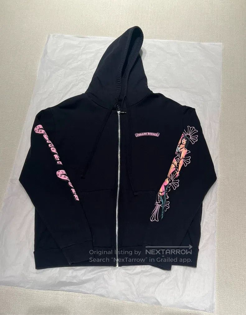 Chrome Hearts CHROME HEARTS Size L Comic girl zipper sweater Size US L / EU 52-54 / 3 - 1 Thumbnail