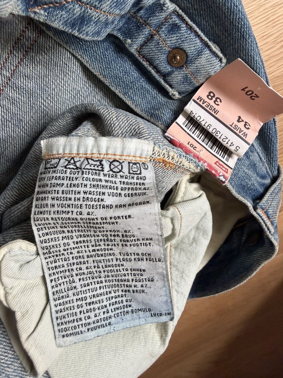 Levi's Vintage Clothing Levis Vintage LVC 201 Deadstock Size US 34 / EU 50 - 9 Thumbnail