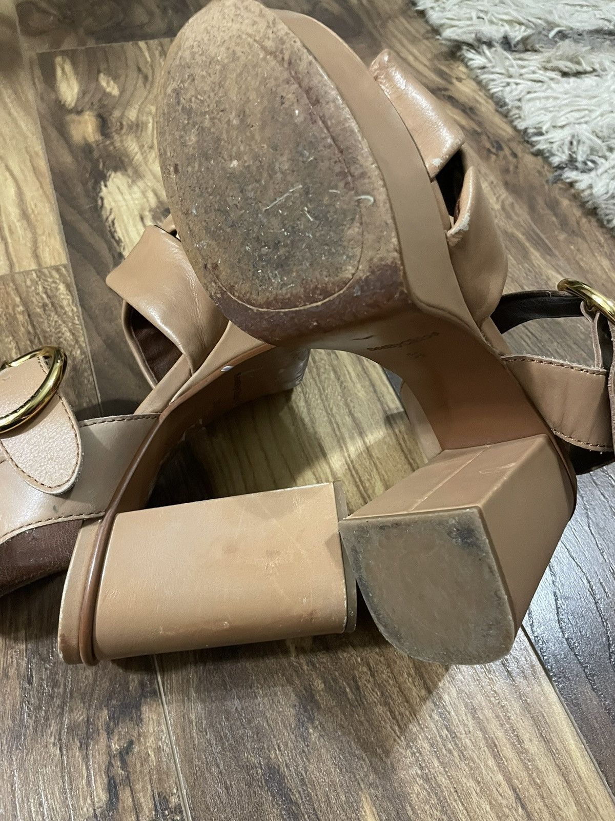 See by Chloe See By Chloe Lyna leather platform sandals Size US 8.5 / IT 38.5 - 14 Thumbnail