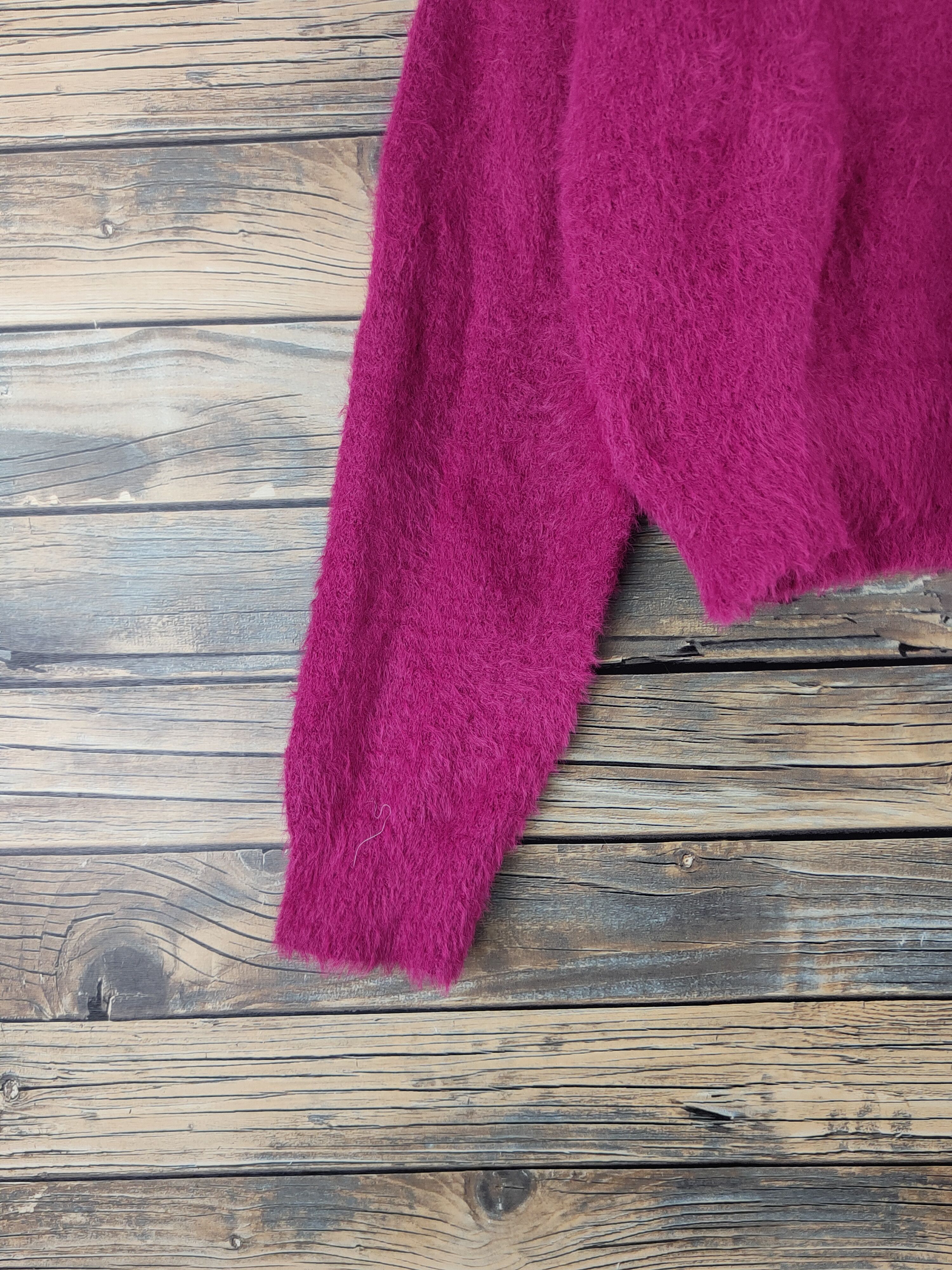 Japanese Brand DLL Talk About Love fur mohair shaggy knitwear #46-518 Size M / US 6-8 / IT 42-44 - 4 Thumbnail