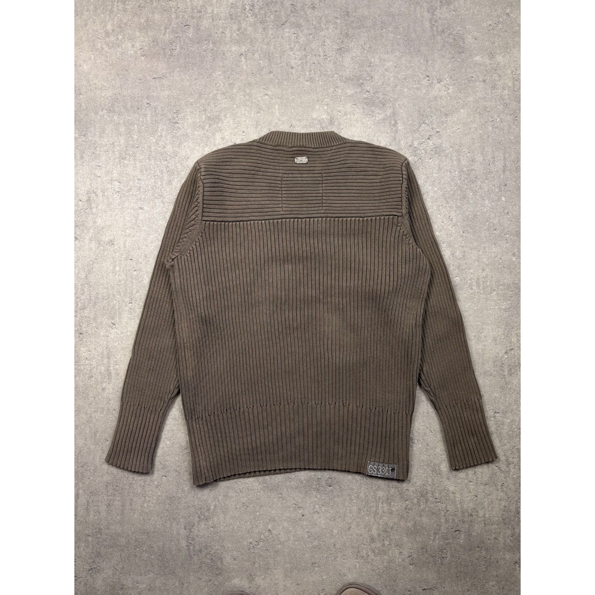 G-Star ARCHIVAL G-STAR RAW "3301" Industrial Knit – Tactical Earth Size US M / EU 48-50 / 2 - 7 Thumbnail