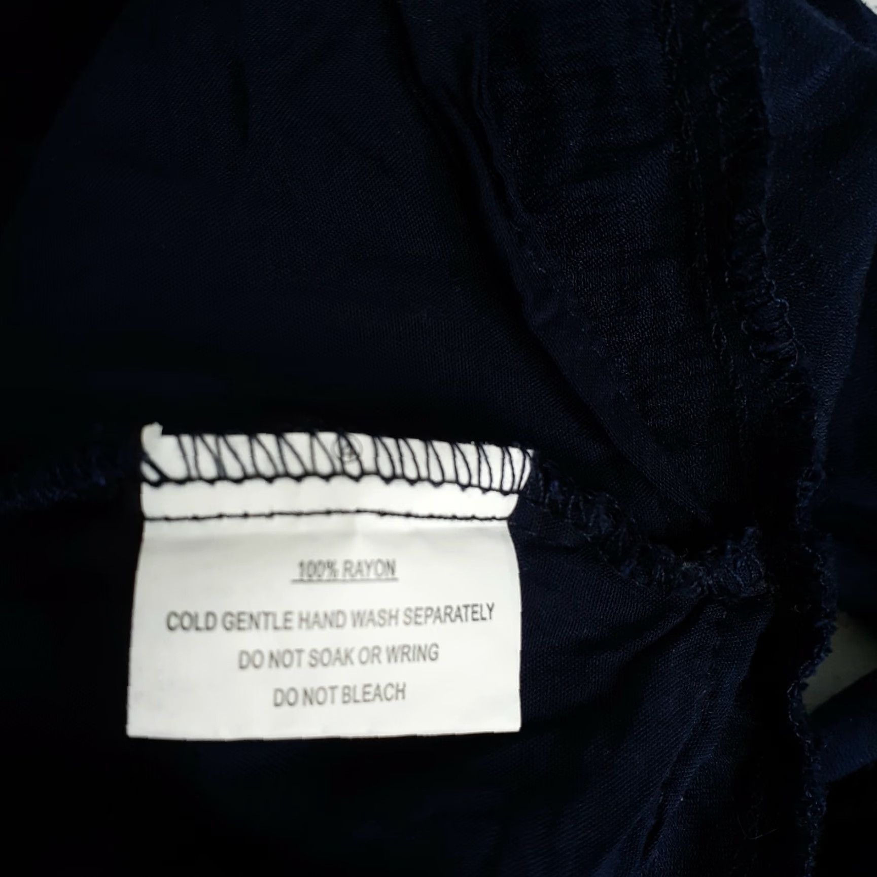 Vintage VINTAGE Hello Molly Dress Wrap Short Spaghetti Strap Navy Blue XS Waist 26" Women Wrap Dress Sleeveless Zipper Casual Party/Cocktail Size 28" / US 6 / IT 42 - 7 Thumbnail