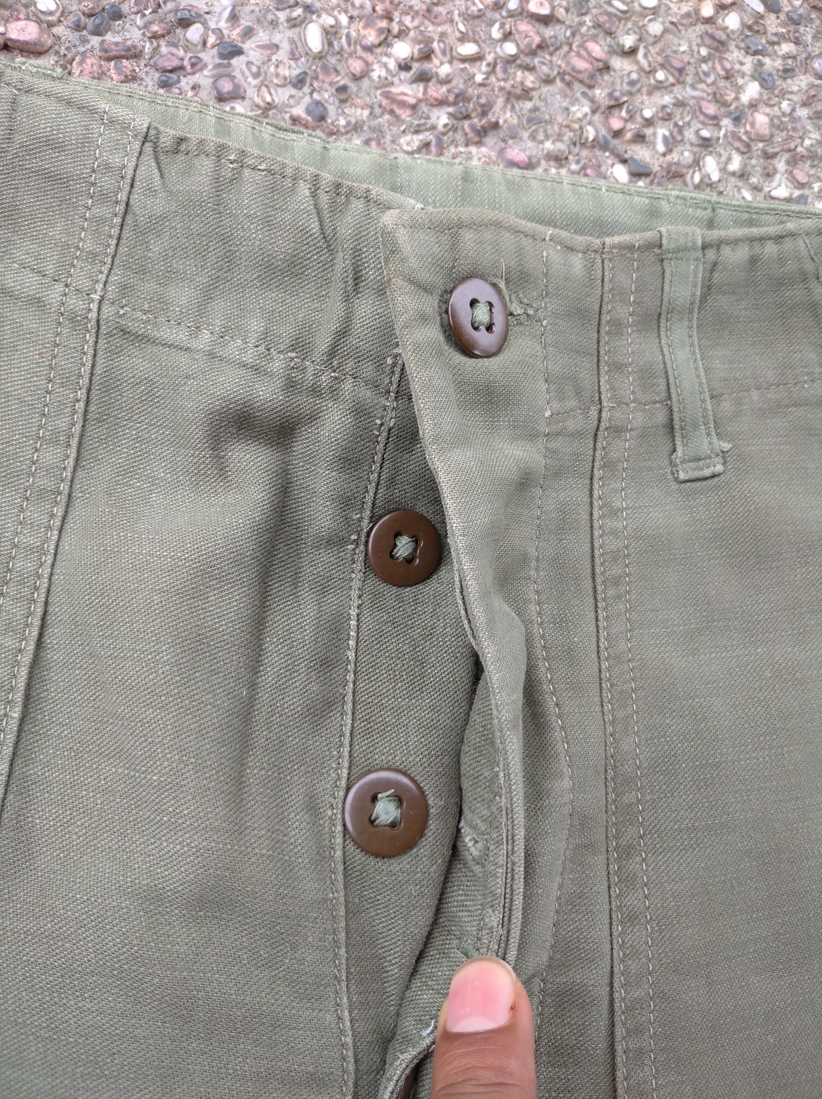 Vintage Vintage 60'sOG-107 Fatique trousers pants size 28 Size US 28 / EU 44 - 4 Thumbnail