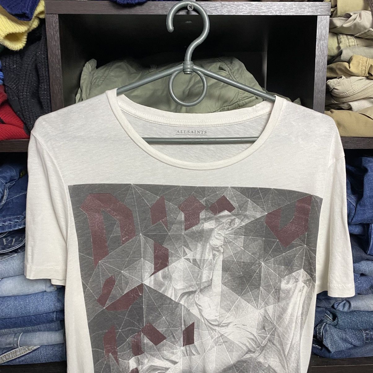 Allsaints Designer Allsaints Big Graphic logo y2k opium tee size XS Size US XS / EU 42 / 0 - 2 Thumbnail