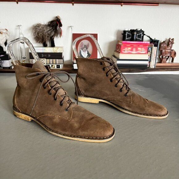 Pierre Hardy Pierre Hardy Desert Chukka Boots Hush Puppies Booties Suede Size US 7.5 / EU 40-41 - 1 Thumbnail